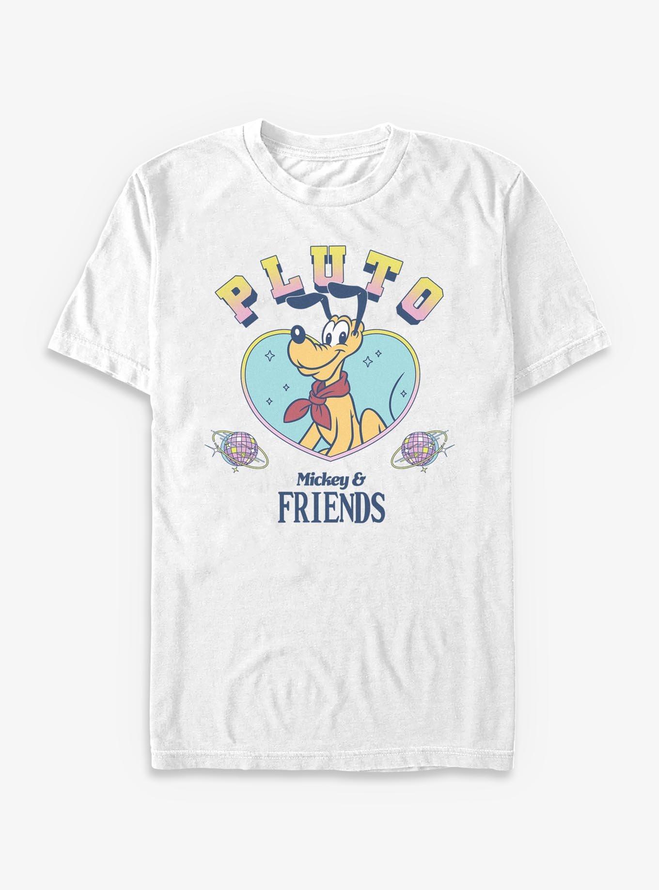 Disney Mickey Mouse Pluto Heart T-Shirt