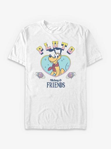 Disney Mickey Mouse Pluto Heart T-Shirt - WHITE | Hot Topic