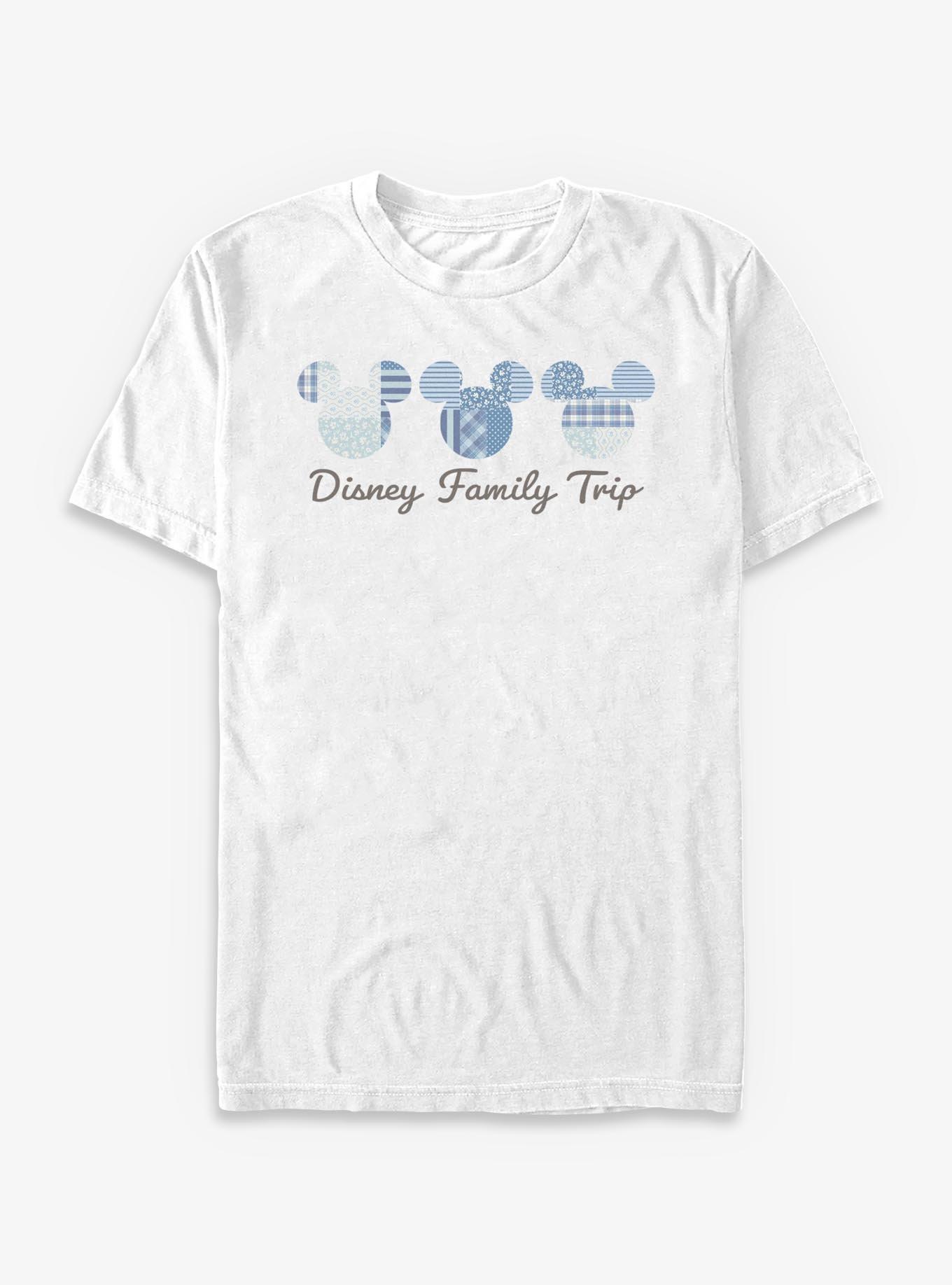 Disney Mickey Mouse Family Trip Patched T-Shirt