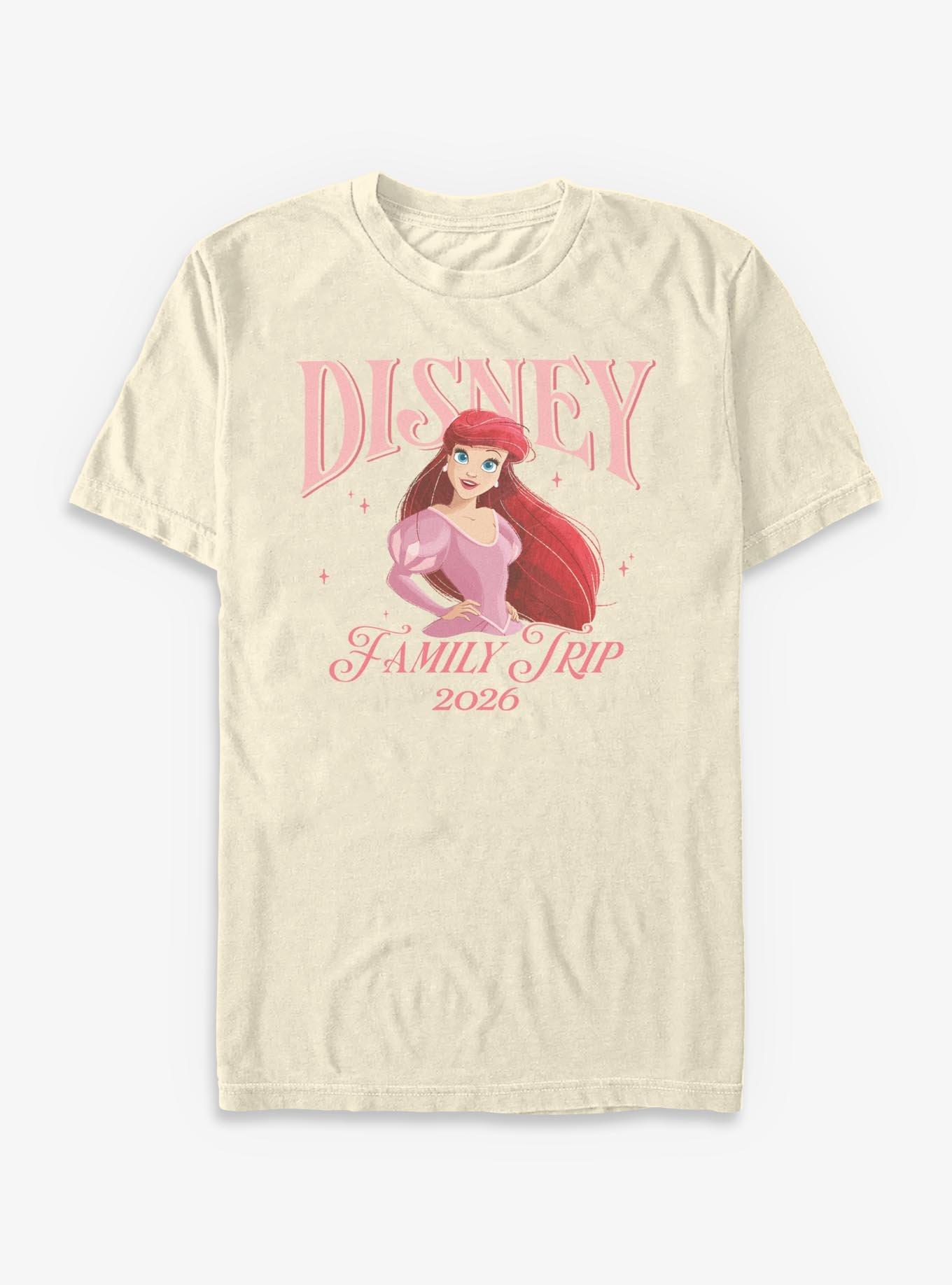 Disney Princesses Ariel Family Trip 2026 T-Shirt