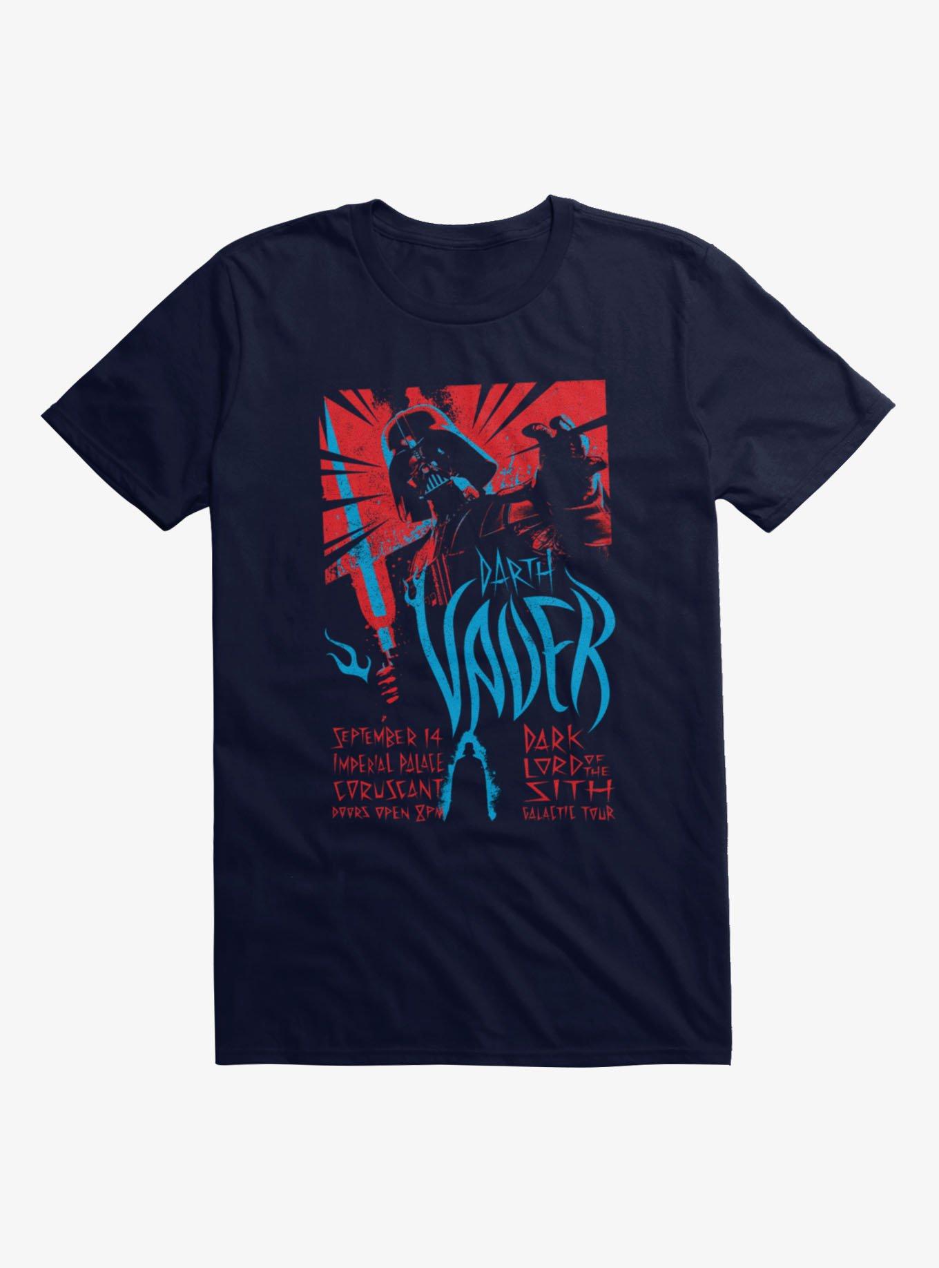 Star Wars Darth Vader Galactic Tour Poster T-Shirt