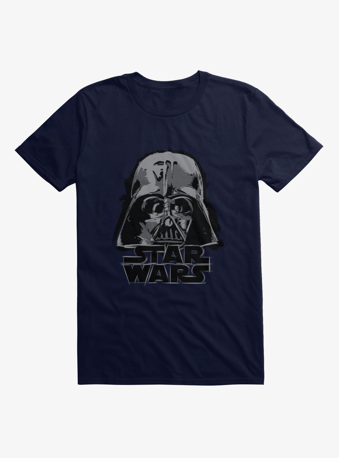 Star Wars Classic Darth Vader Empire Distressed Helmet T-Shirt