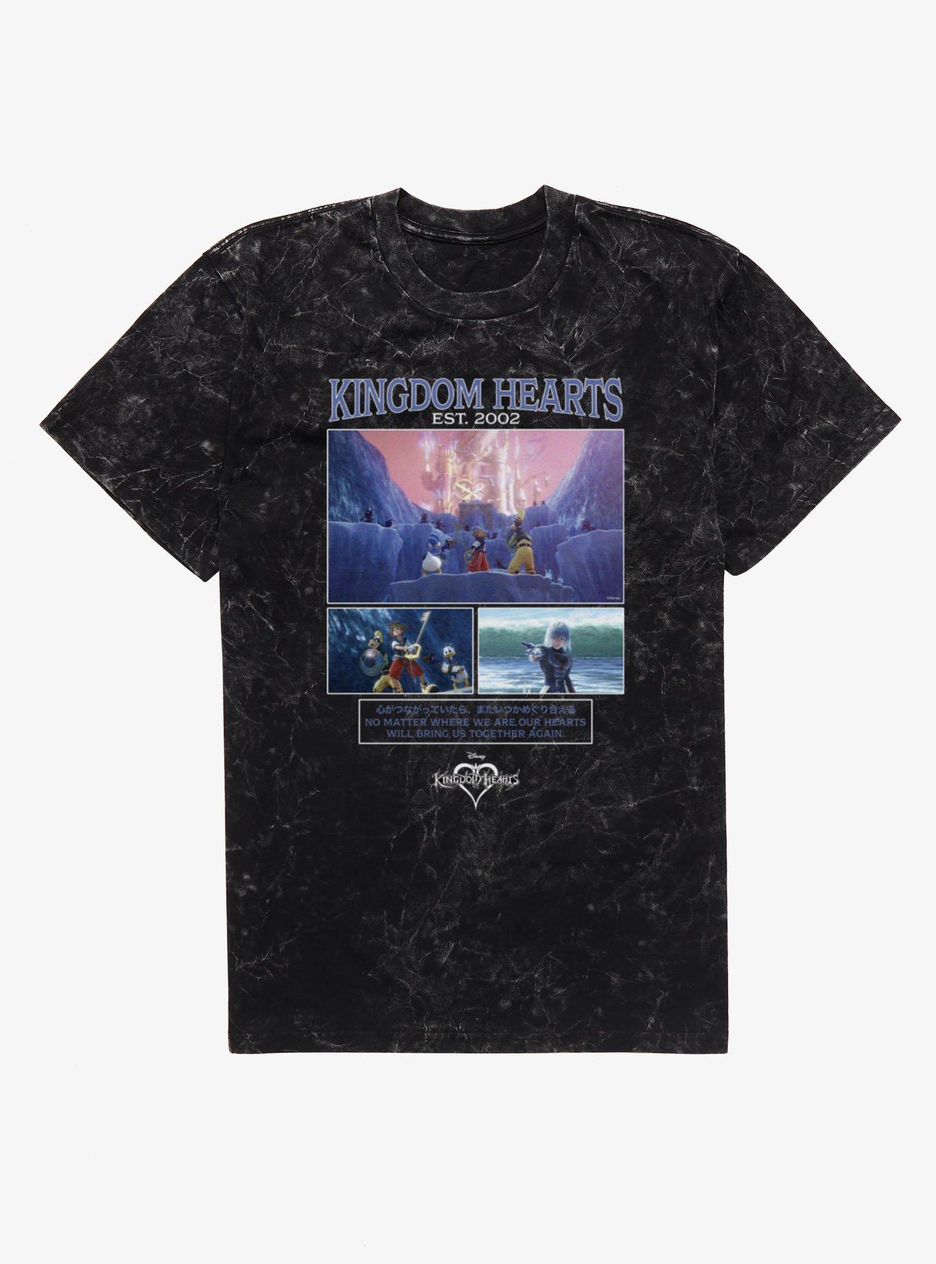 Disney Kingdom Hearts Est. 2002 Mineral Wash T-Shirt