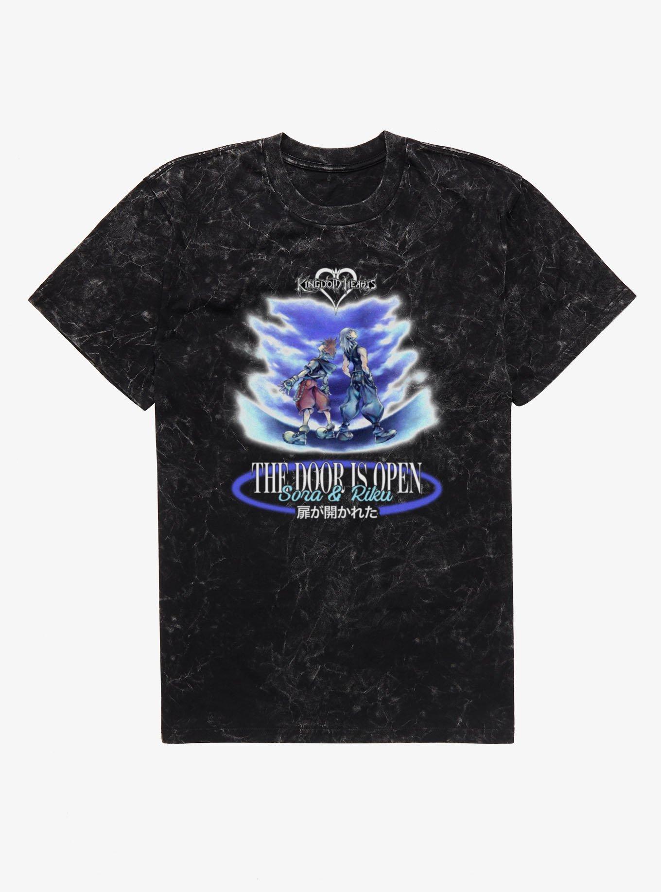 Disney Kingdom Hearts The Door Is Open Sora & Riku Mineral Wash T-Shirt