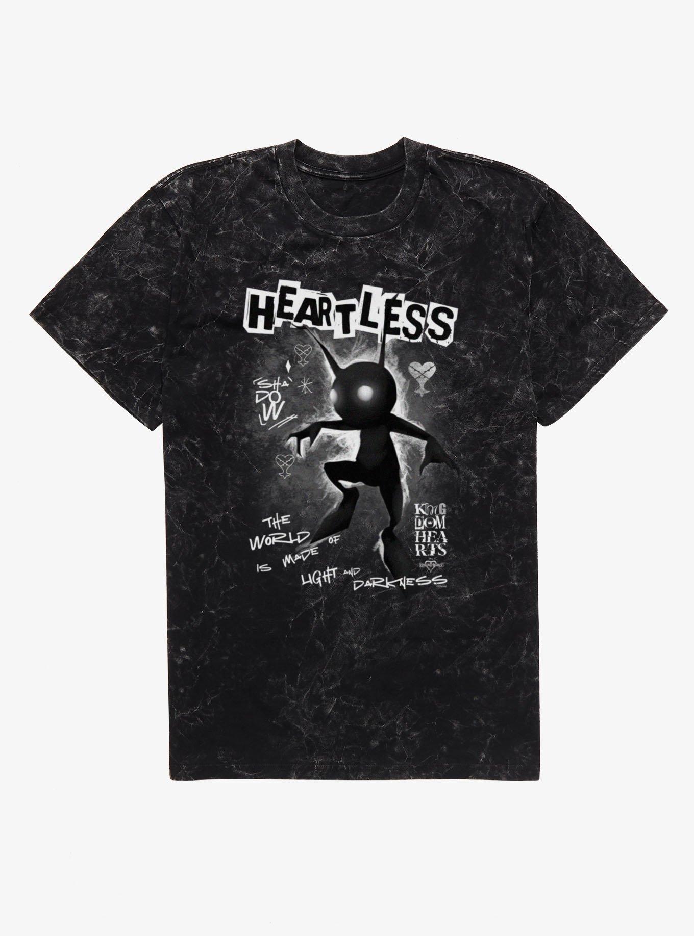 Disney Kingdom Hearts Heartless Shadow Mineral Wash T-Shirt