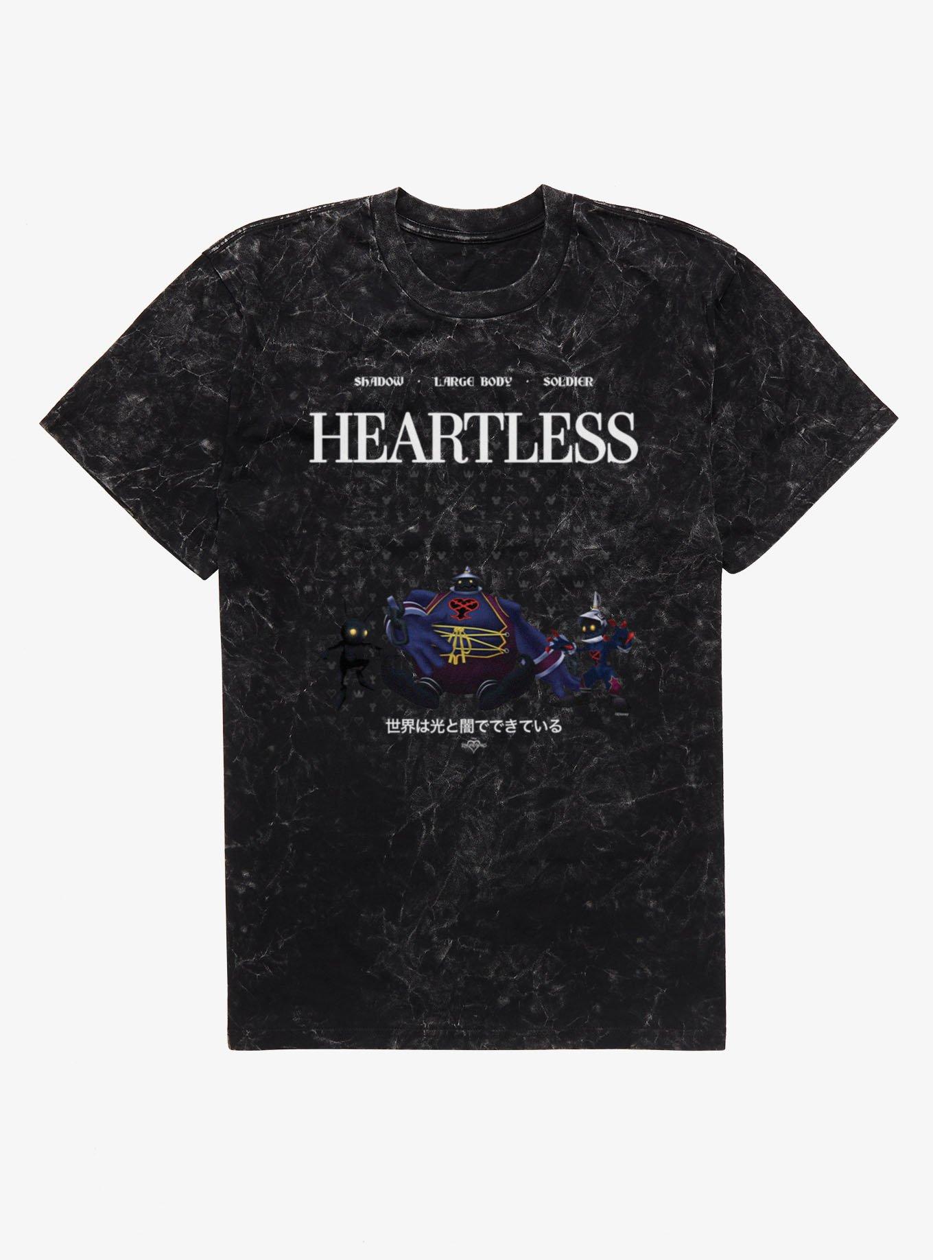 Disney Kingdom Hearts Heartless Trio Mineral Wash T-Shirt
