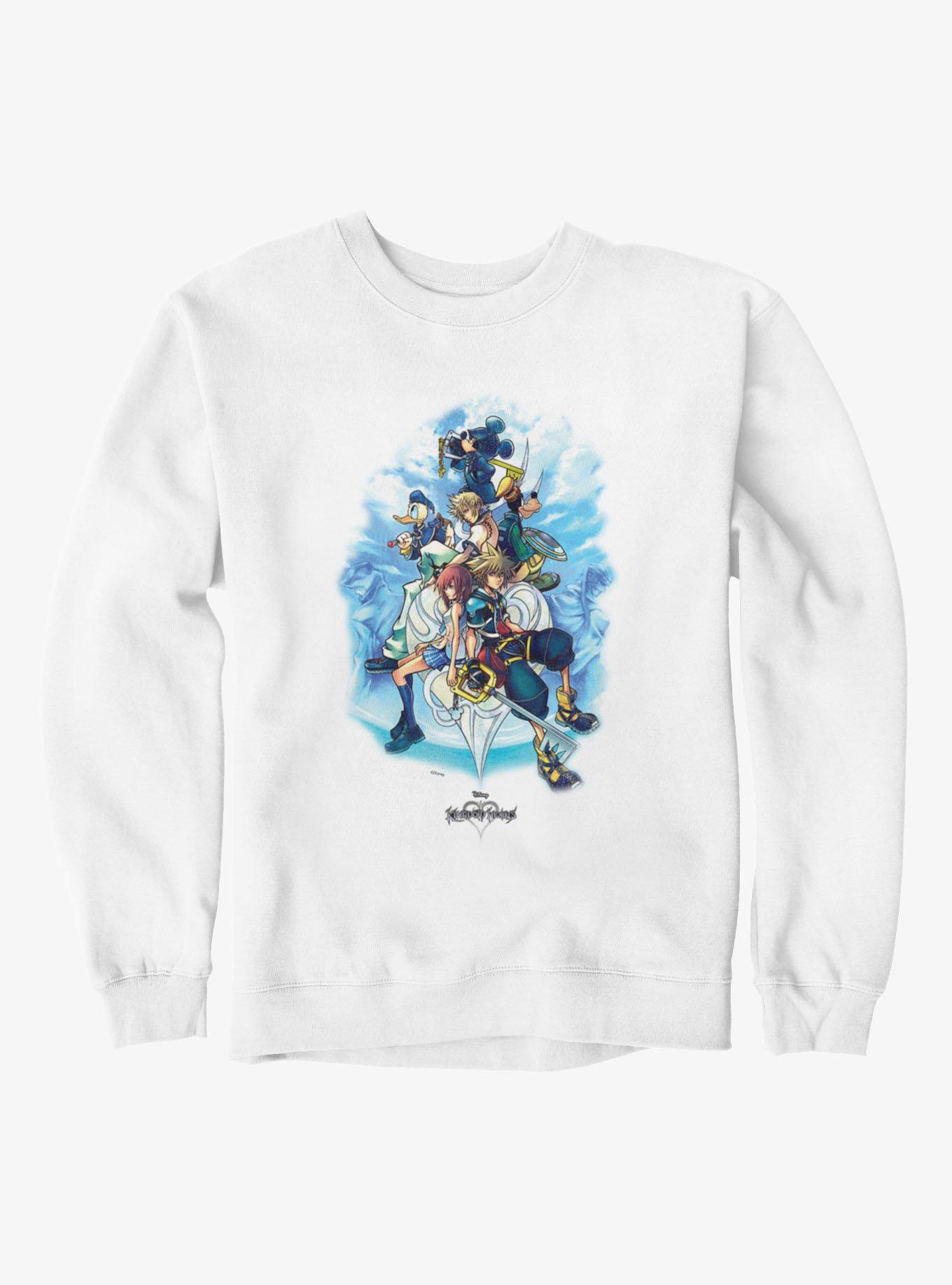 Disney Kingdom Hearts Floating Cloud Group Shot Sweatshirt