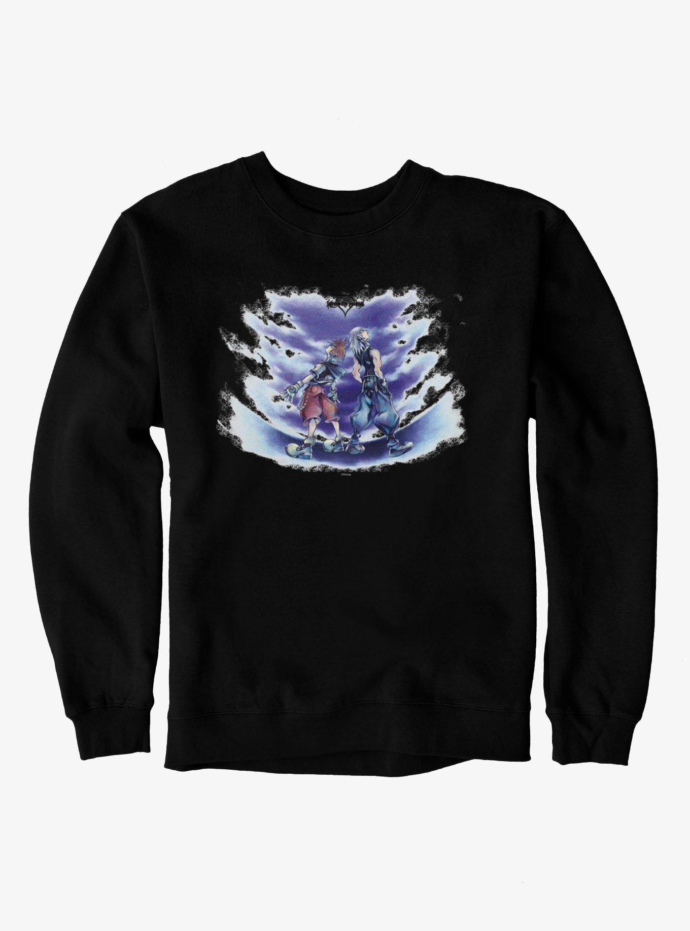 Disney Kingdom Hearts Sora & Riku Look Through The Door Sweatshirt