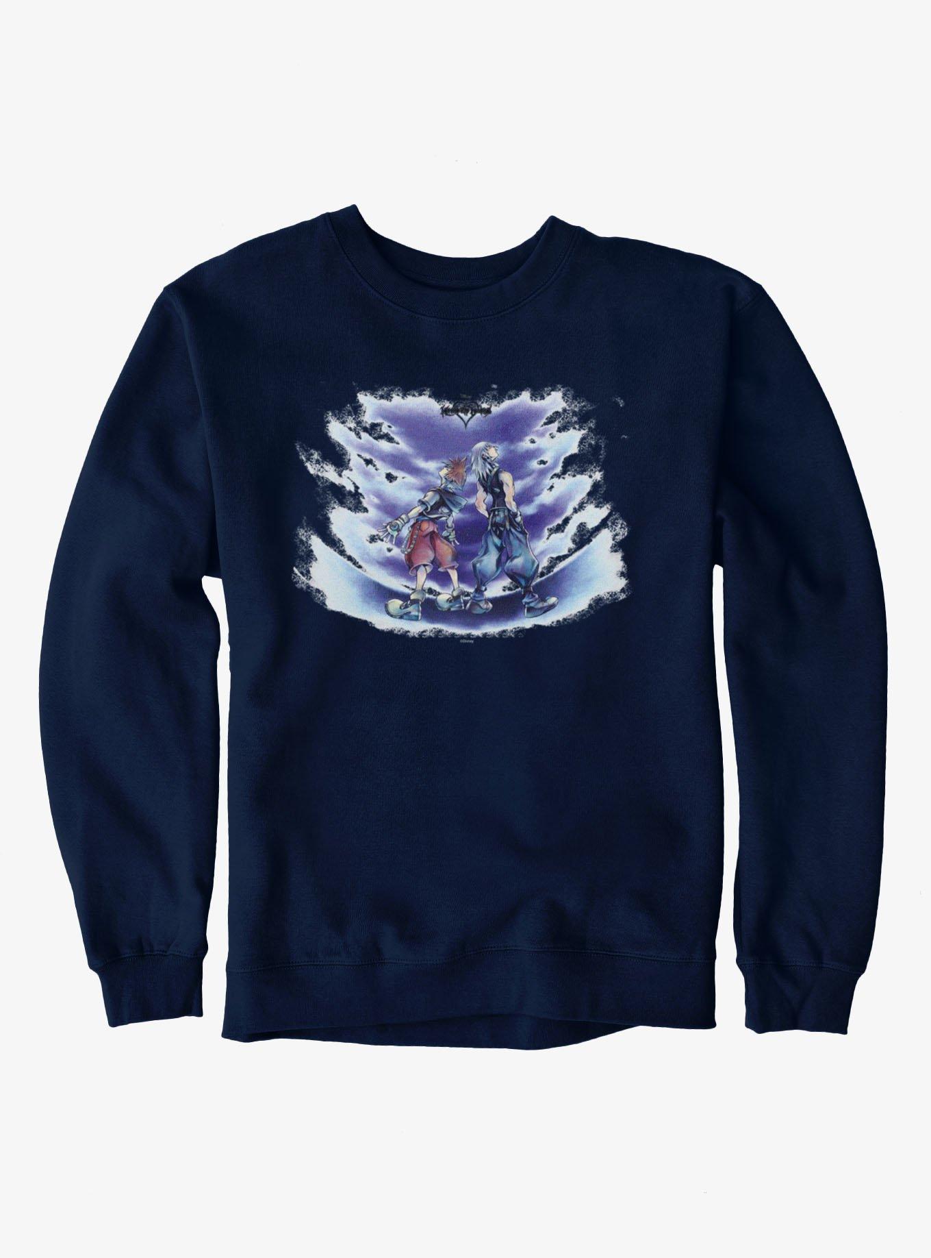 Disney Kingdom Hearts Sora & Riku Look Through The Door Sweatshirt
