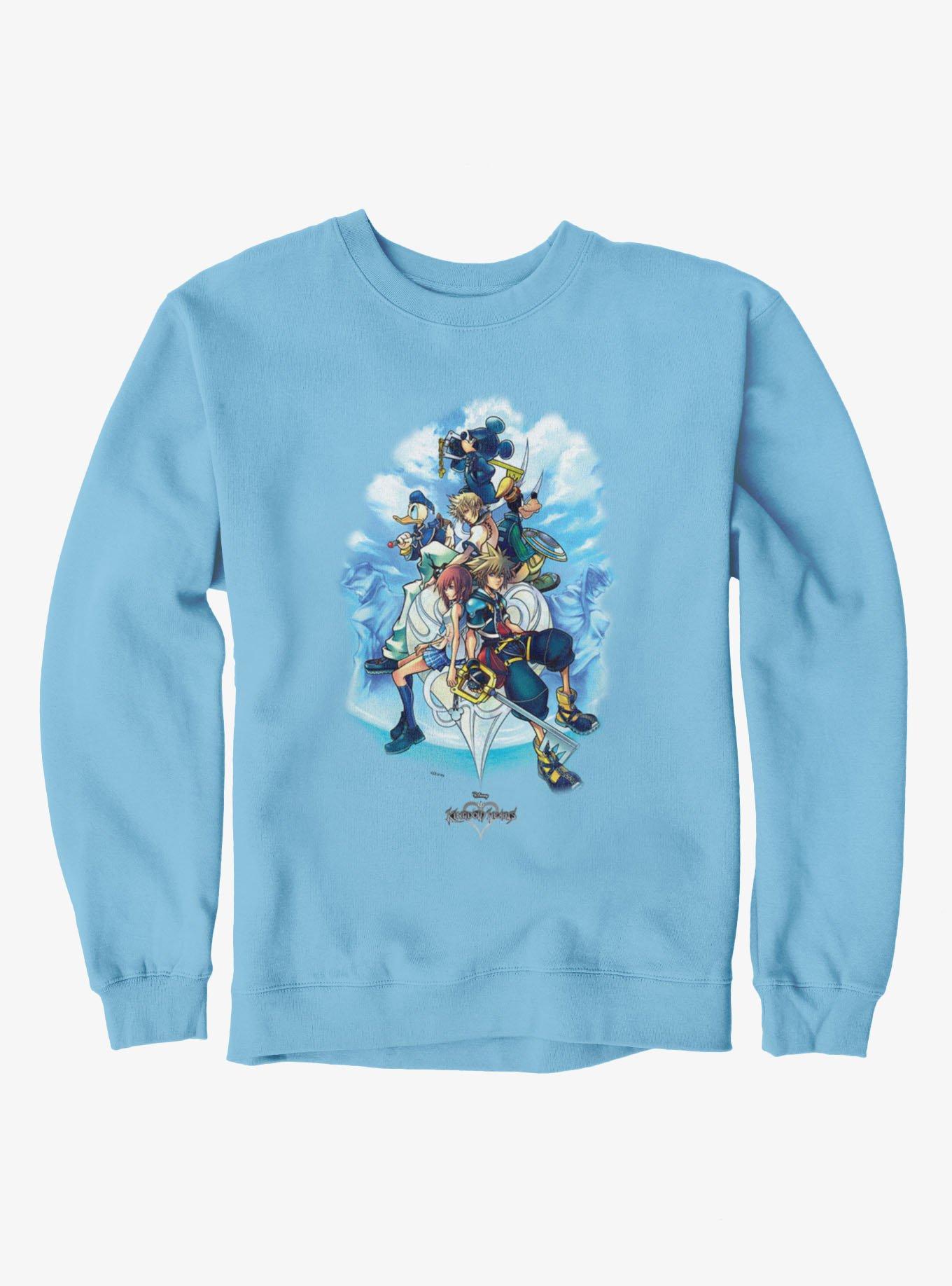 Disney Kingdom Hearts Floating Cloud Group Shot Sweatshirt