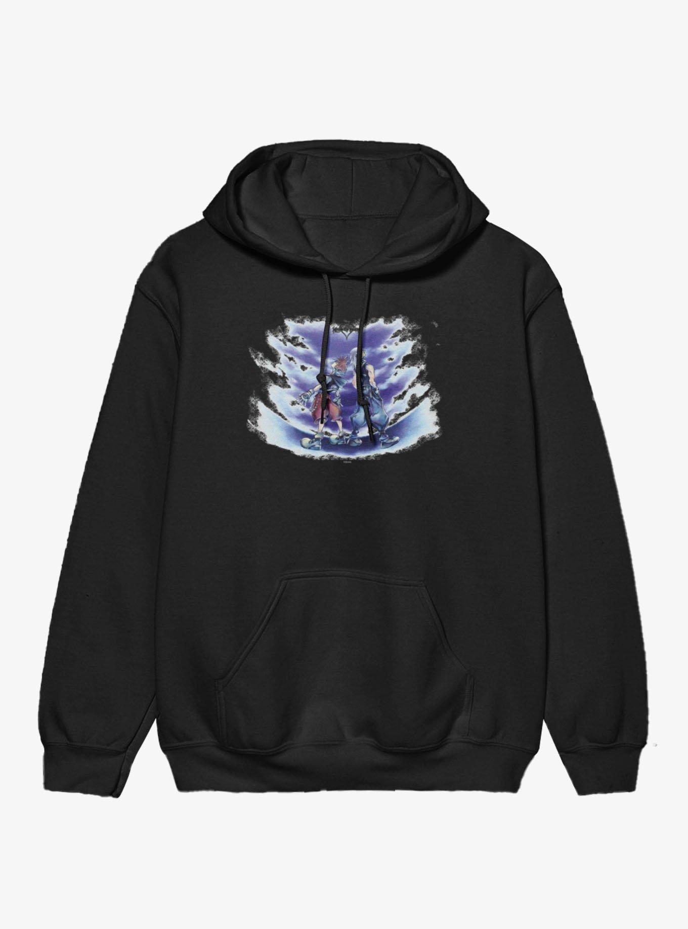 Disney Kingdom Hearts Sora & Riku Look Through The Door Hoodie