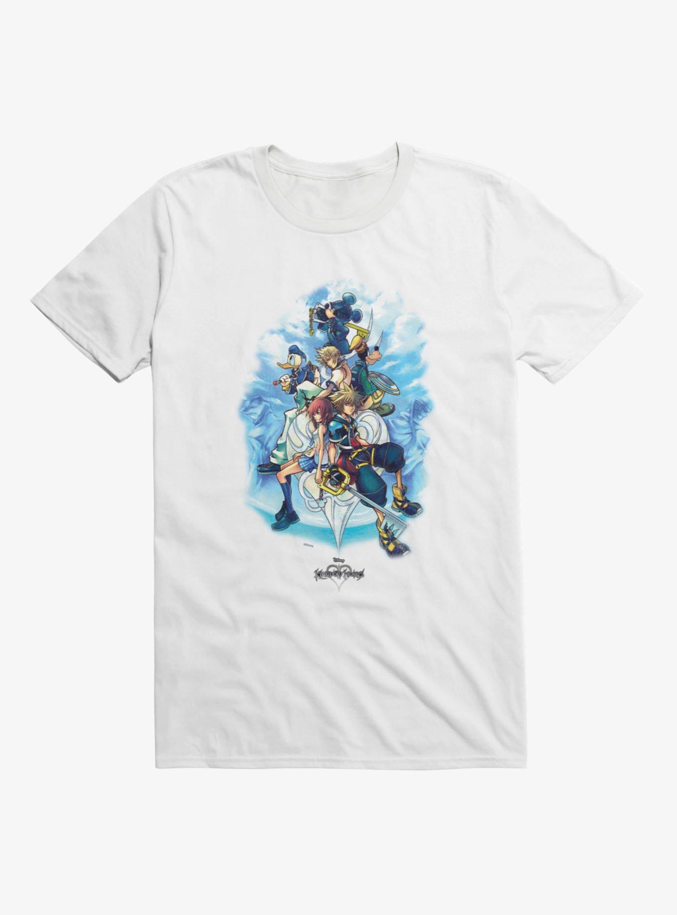 Disney Kingdom Hearts Floating Cloud Group Shot T-Shirt