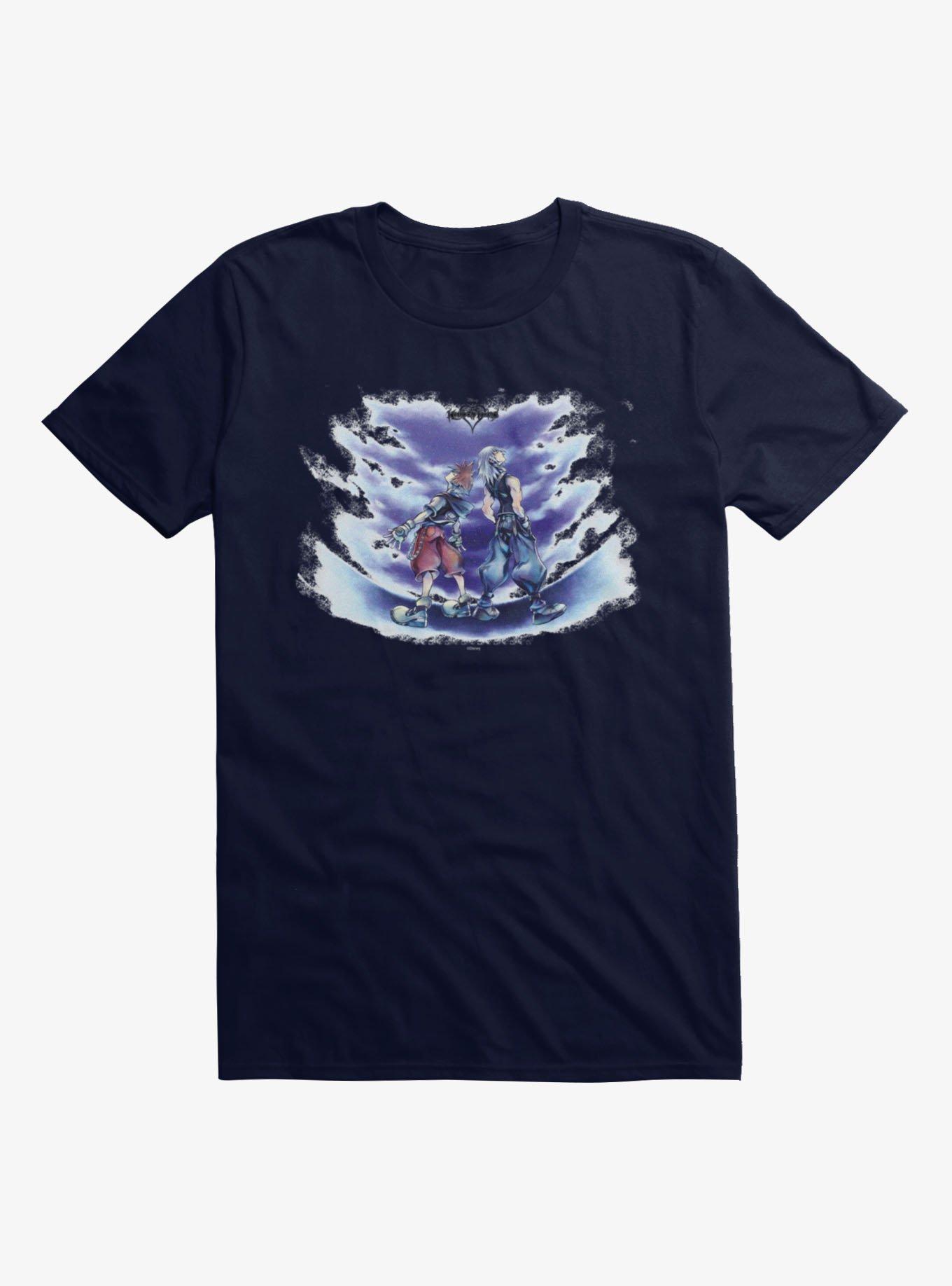 Disney Kingdom Hearts Sora & Riku Look Through The Door T-Shirt