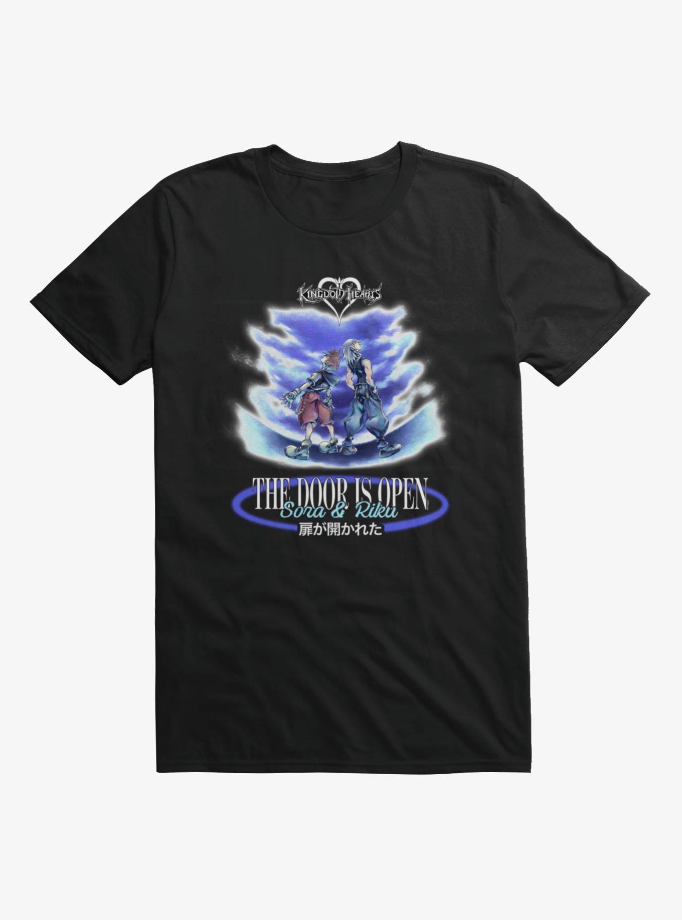 Disney Kingdom Hearts The Door Is Open Sora & Riku T-Shirt