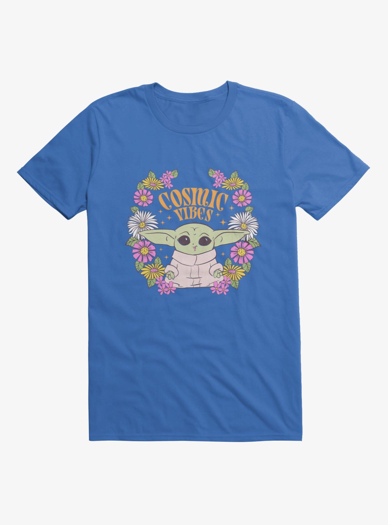 Star Wars The Mandalorian Cosmic Vibes Floral T-Shirt, , hi-res view 1