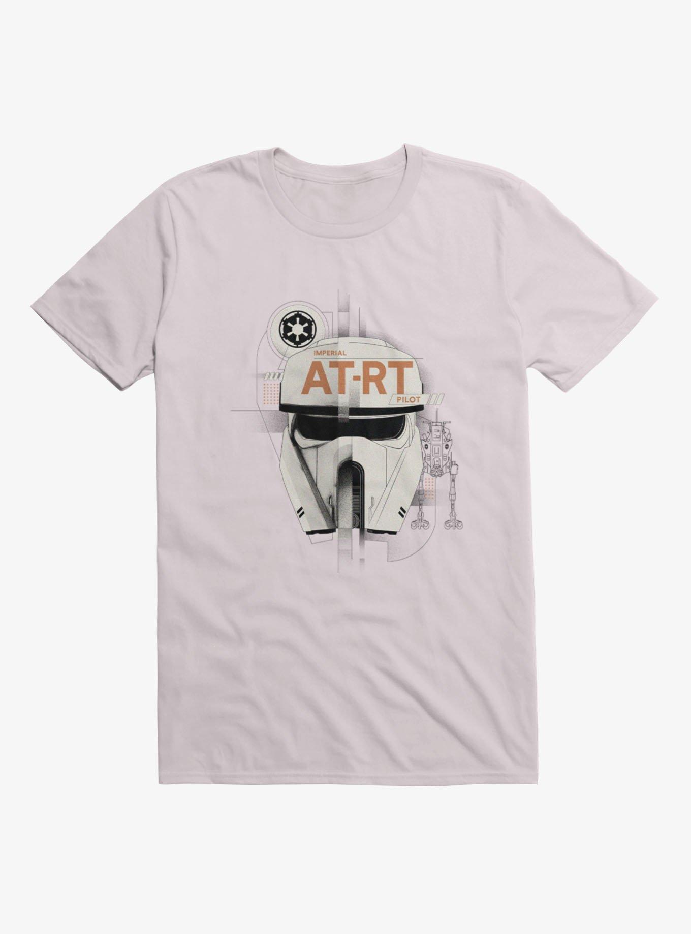 Star Wars The Mandalorian And Grogu Imperial AT-RT Pilot Helmet T-Shirt