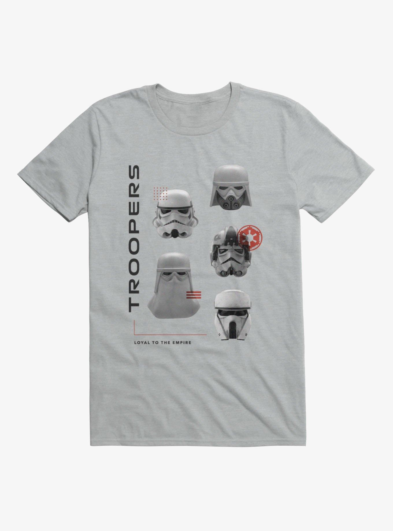 Star Wars The Mandalorian And Grogu Imperial Helmets Collage T-Shirt