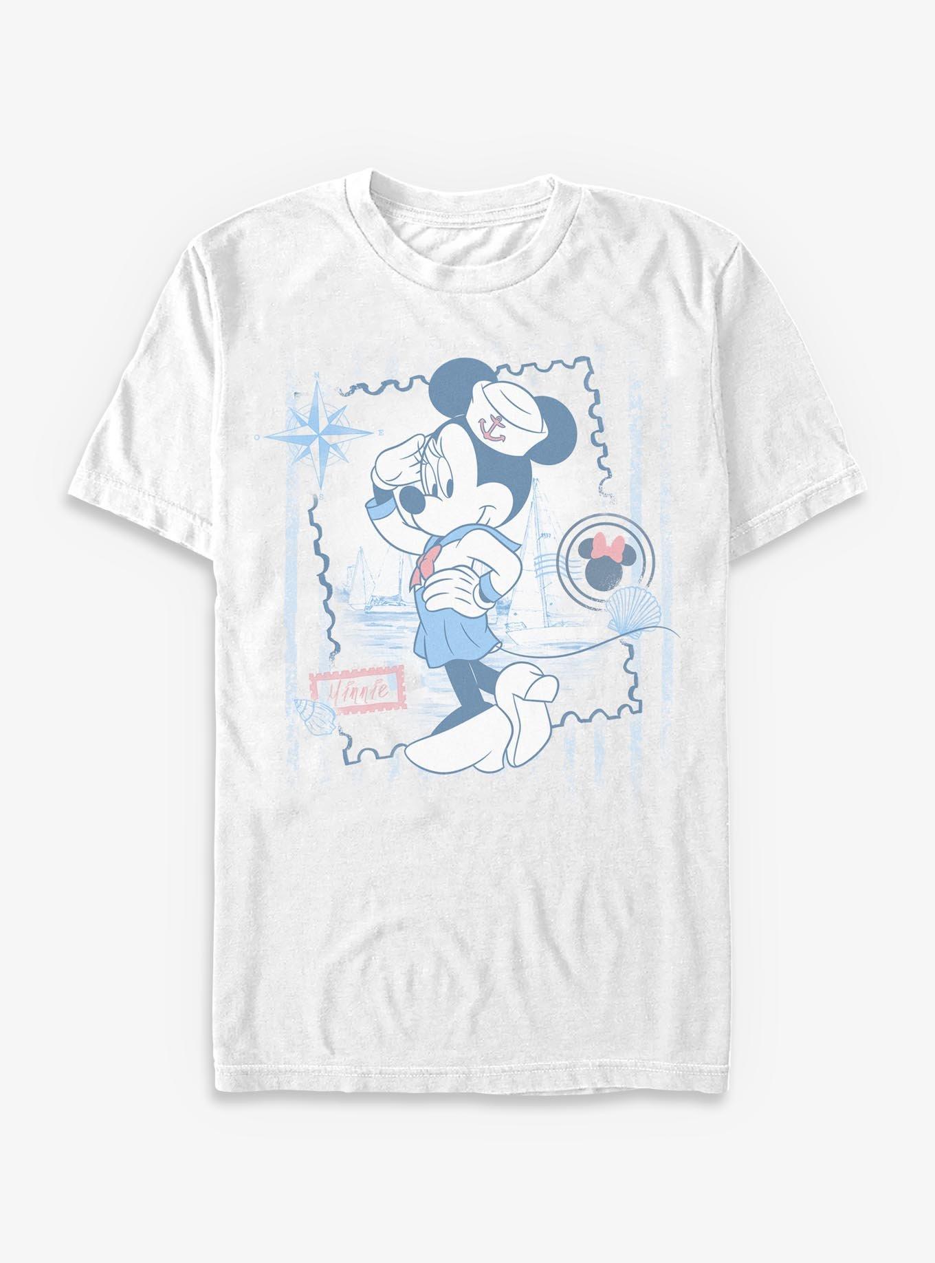 Disney Minnie Mouse East Coast Stamp T-Shirt