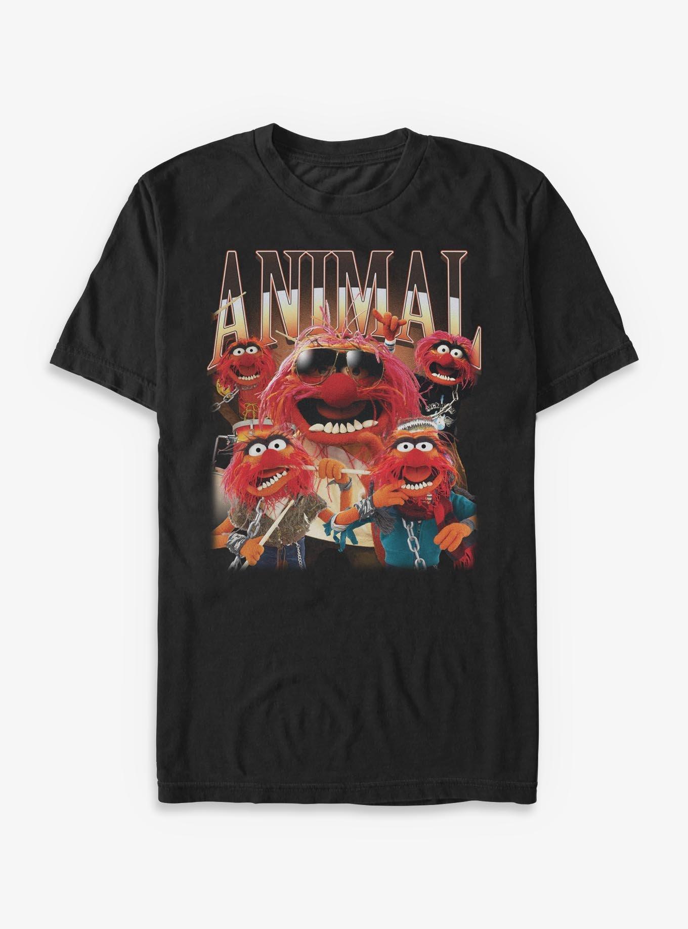 Disney The Muppets Animal Montage Y2K T-Shirt