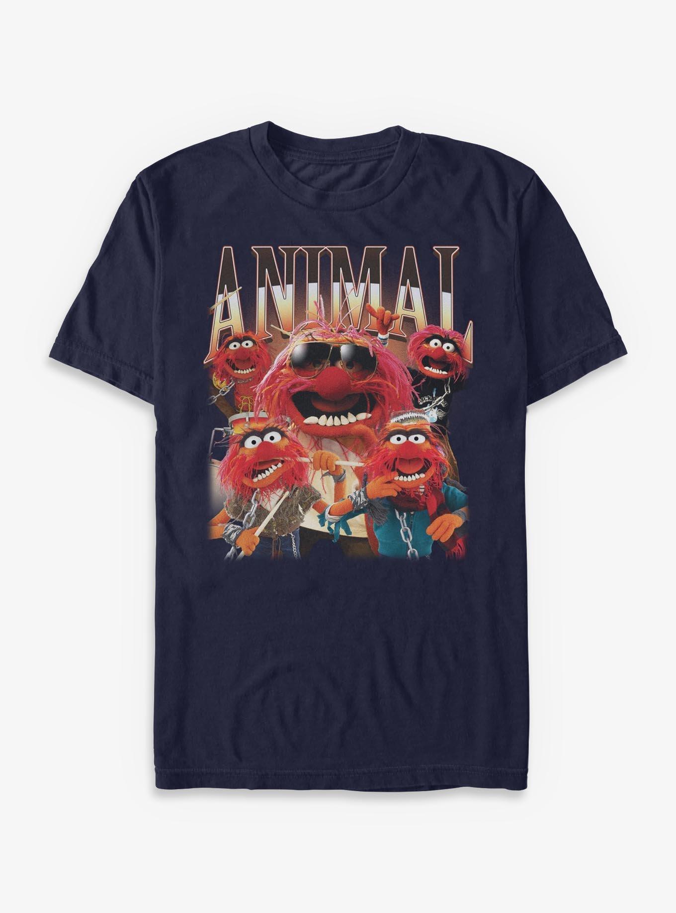 Disney The Muppets Animal Montage Y2K T-Shirt