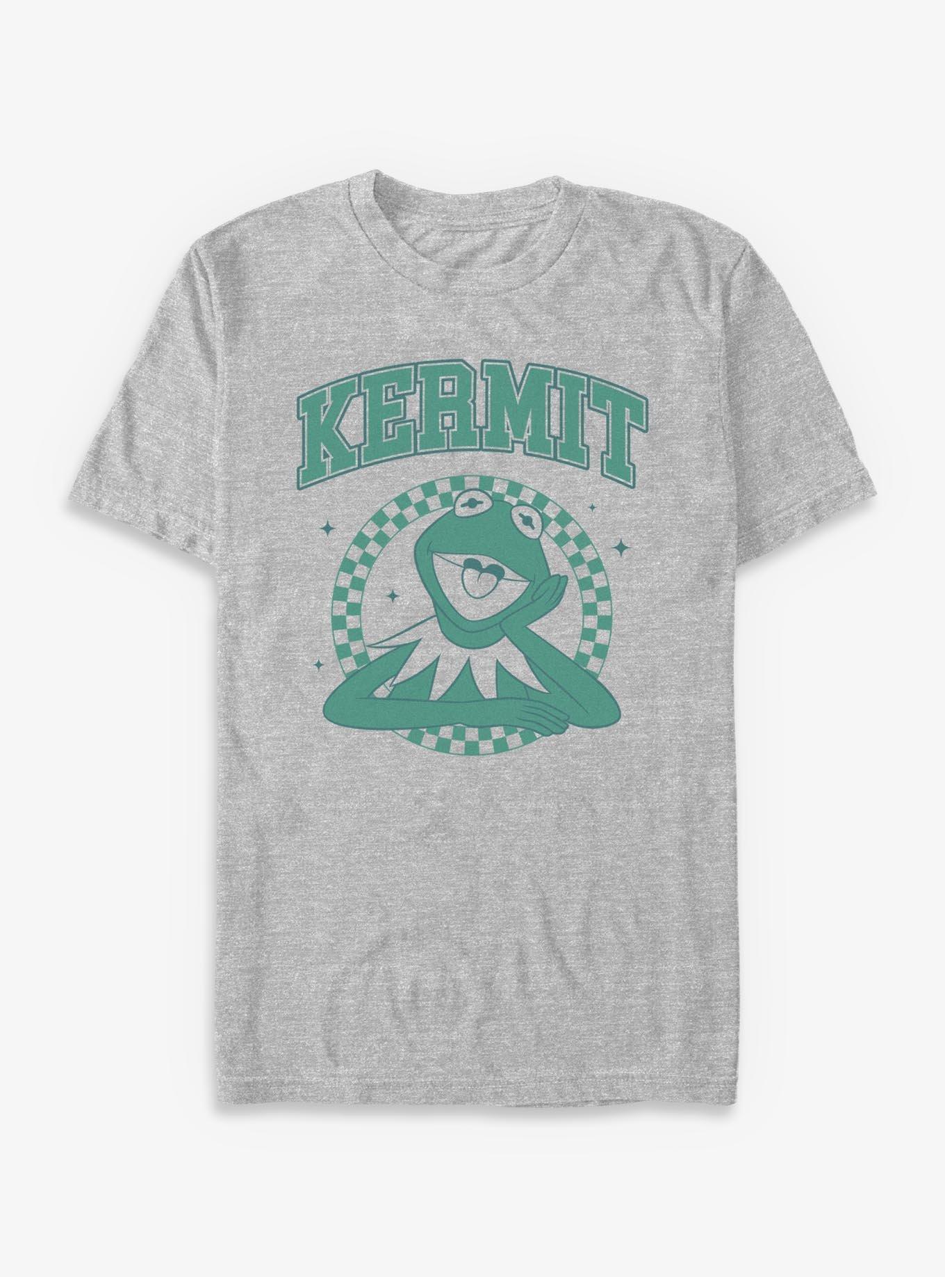 Disney The Muppets Kermit Checkered Circle T-Shirt