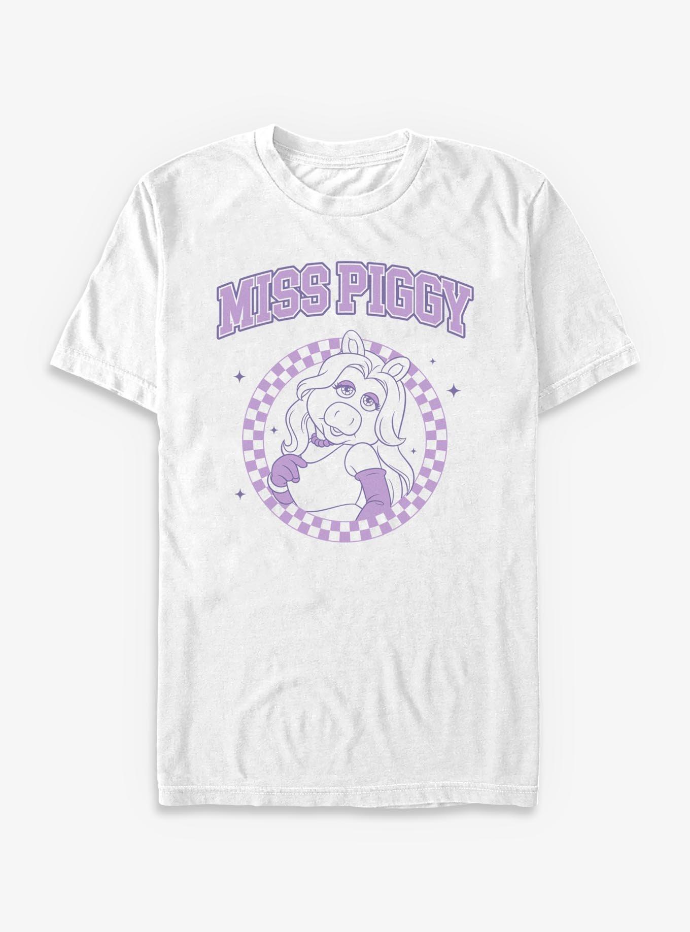 Disney The Muppets Miss Piggy Checkered Circle T-Shirt