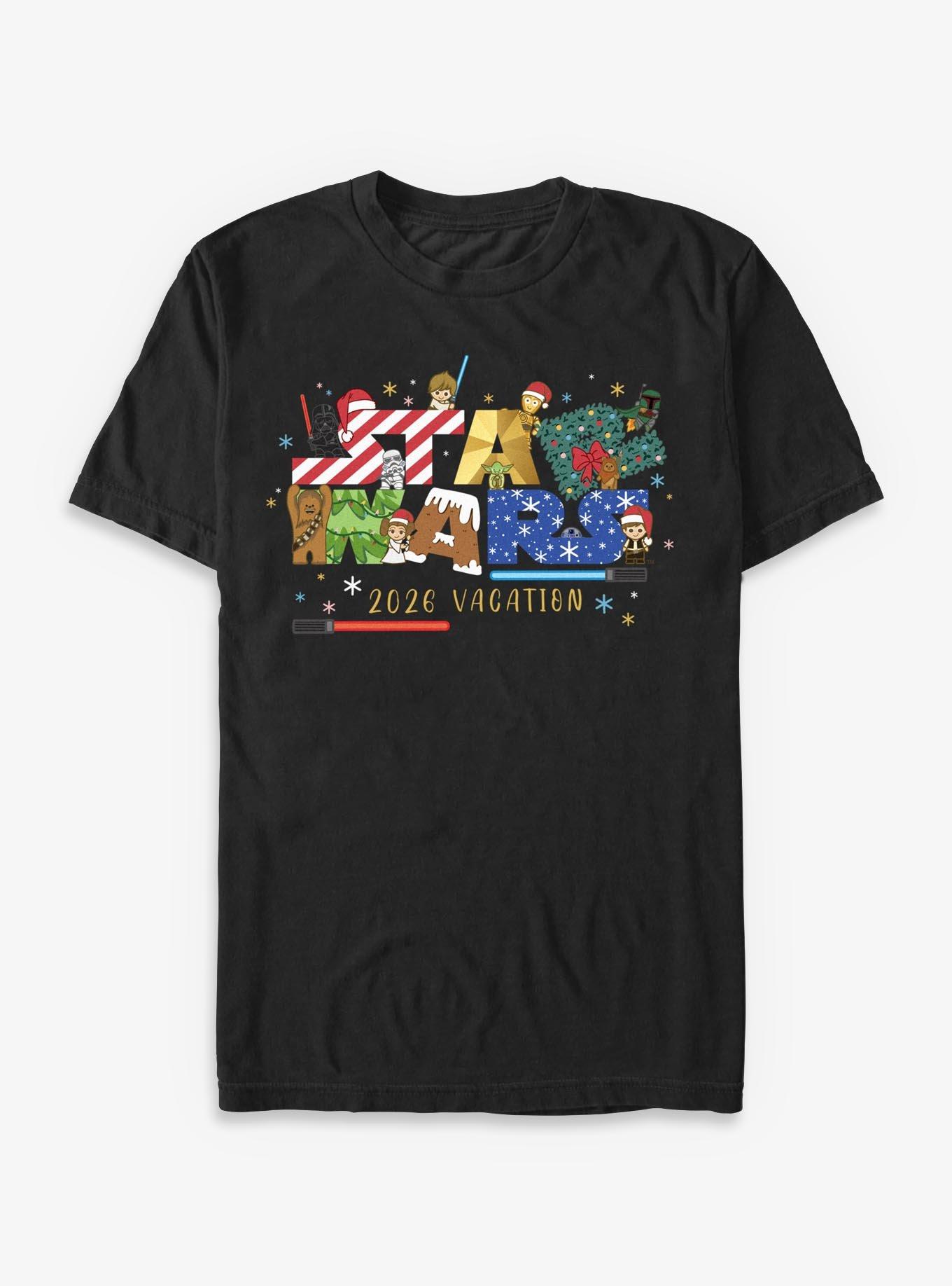 Star Wars Star Wars 2026 Vacation T-Shirt, BLACK, hi-res view 1