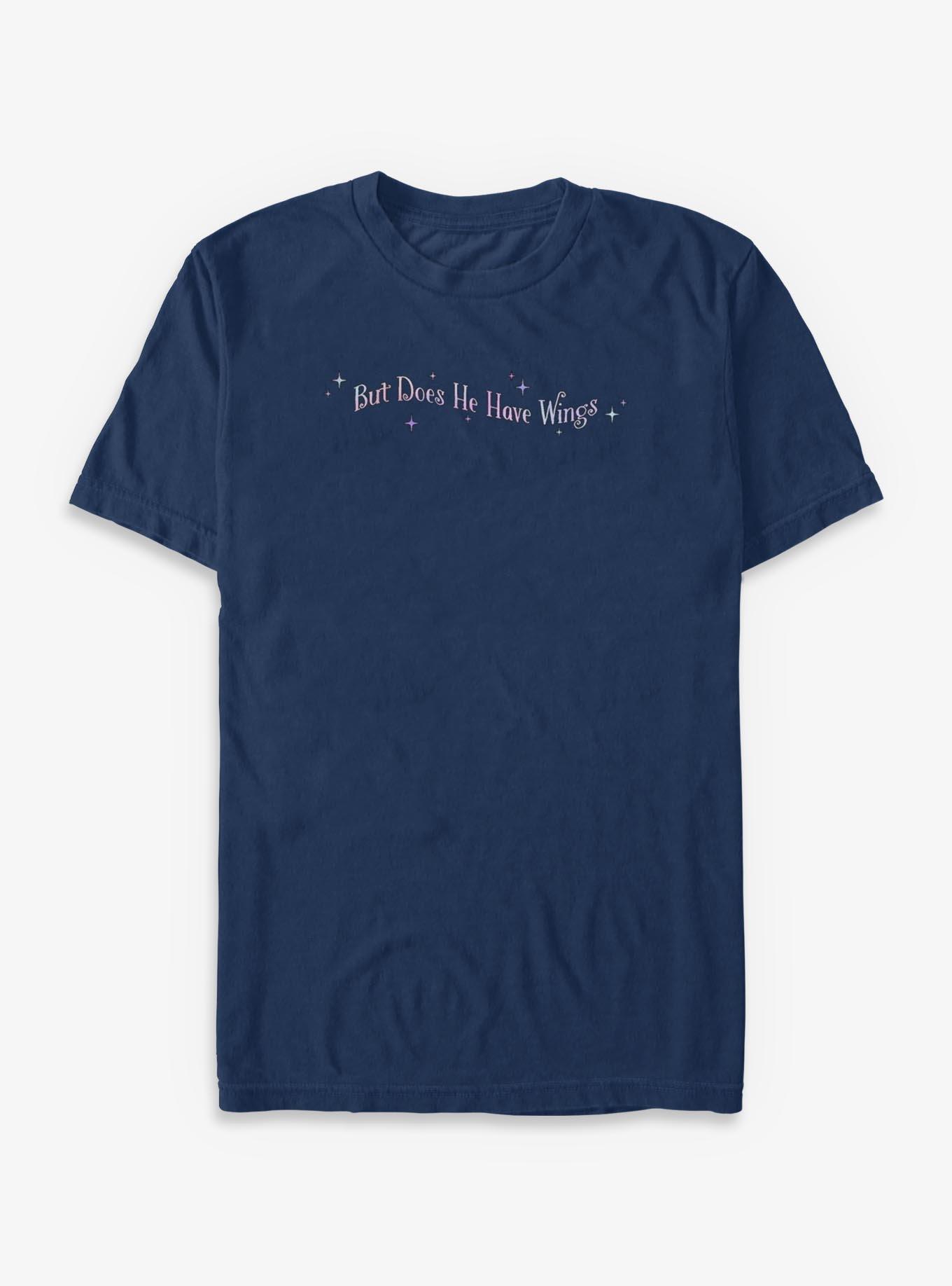 COMFORTCOLORS Does He Have Wings Garment Dye T-Shirt