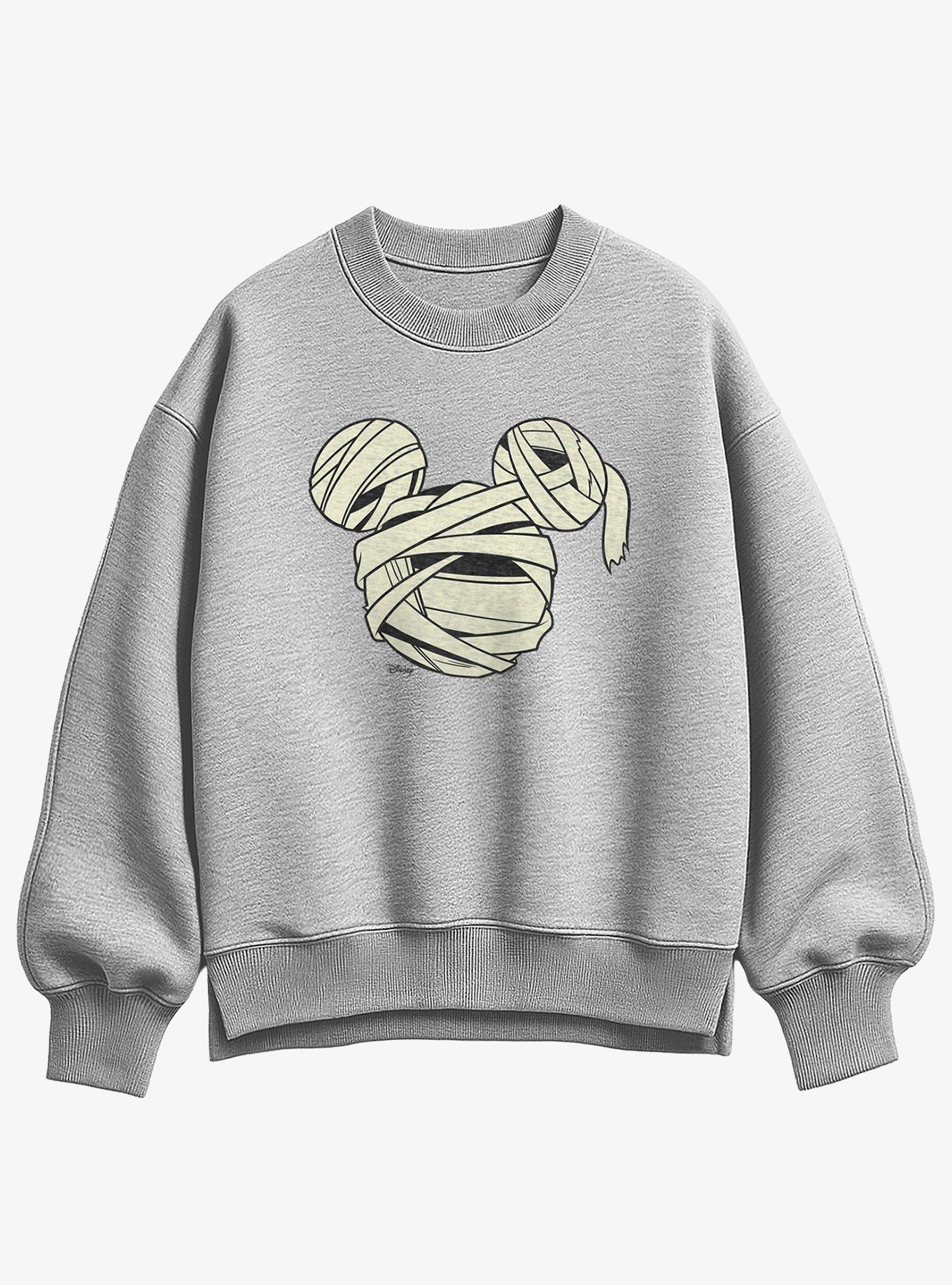 Disney Mickey Ears Mummy Girls Oversized Sweatshirt