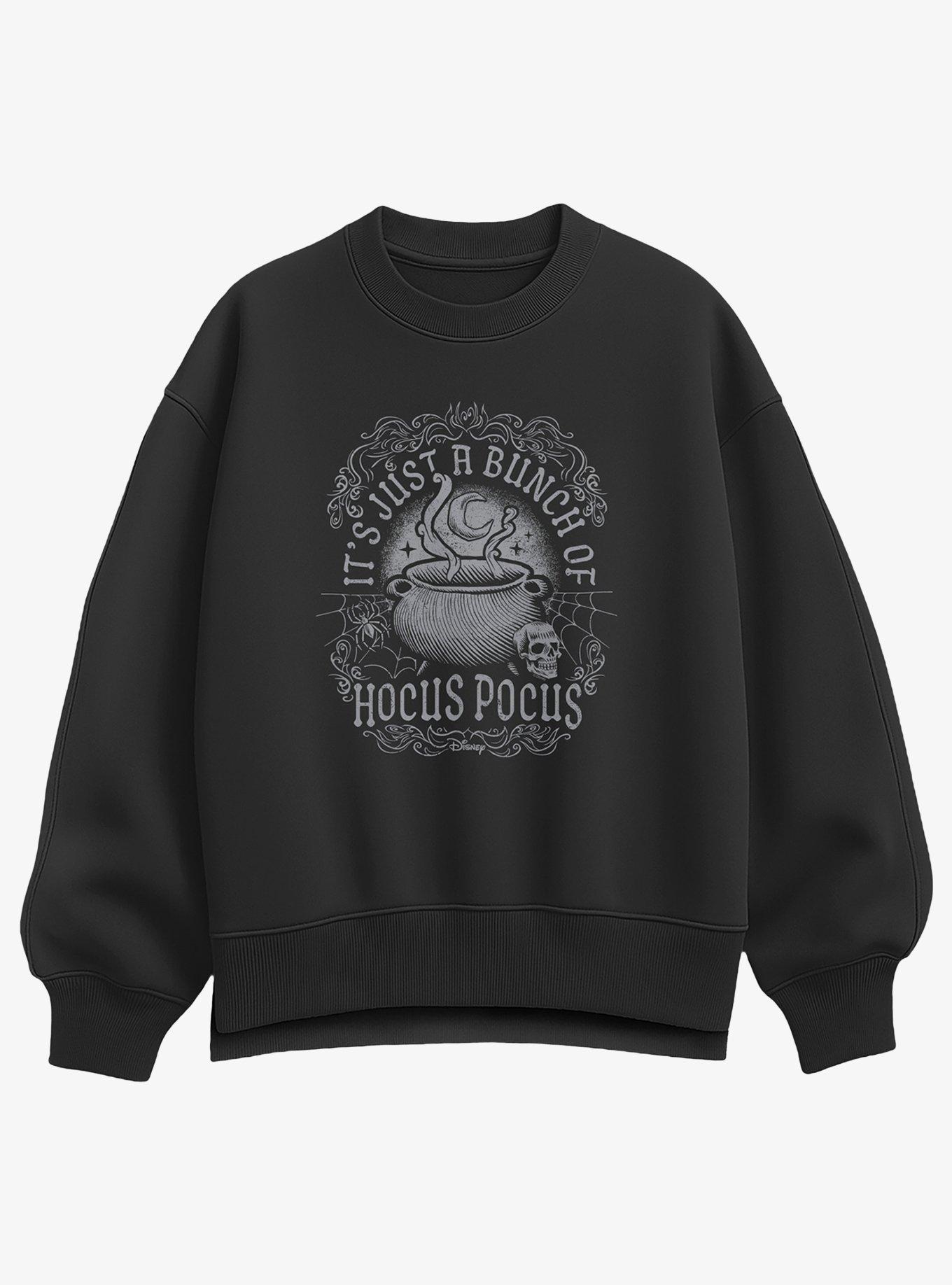Disney Hocus Pocus Cauldron Girls Oversized Sweatshirt