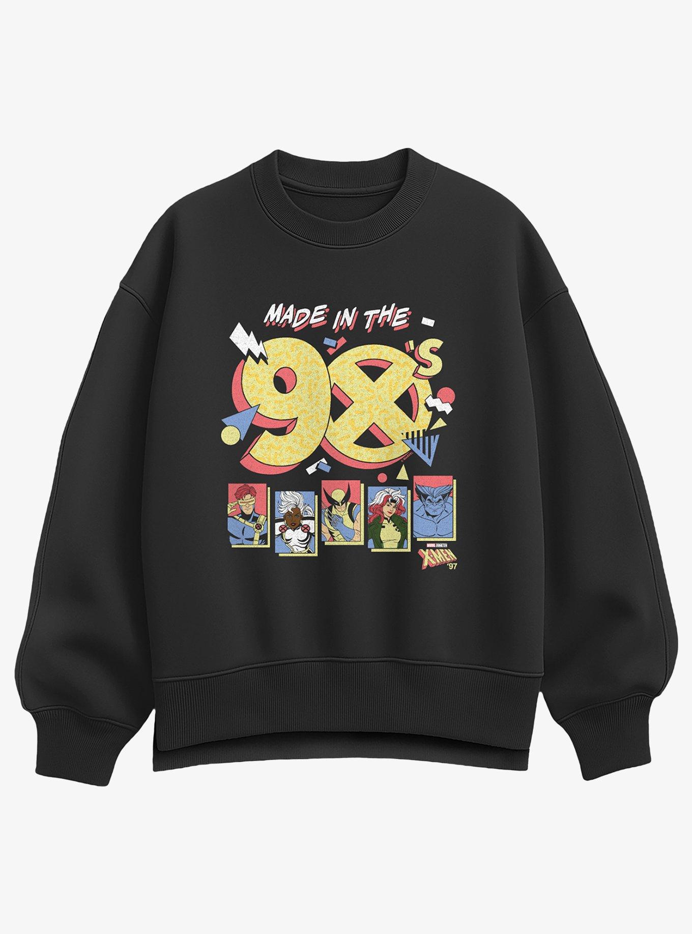 Marvel X-Men 97 Made in the 90s Girls Oversized Sweatshirt