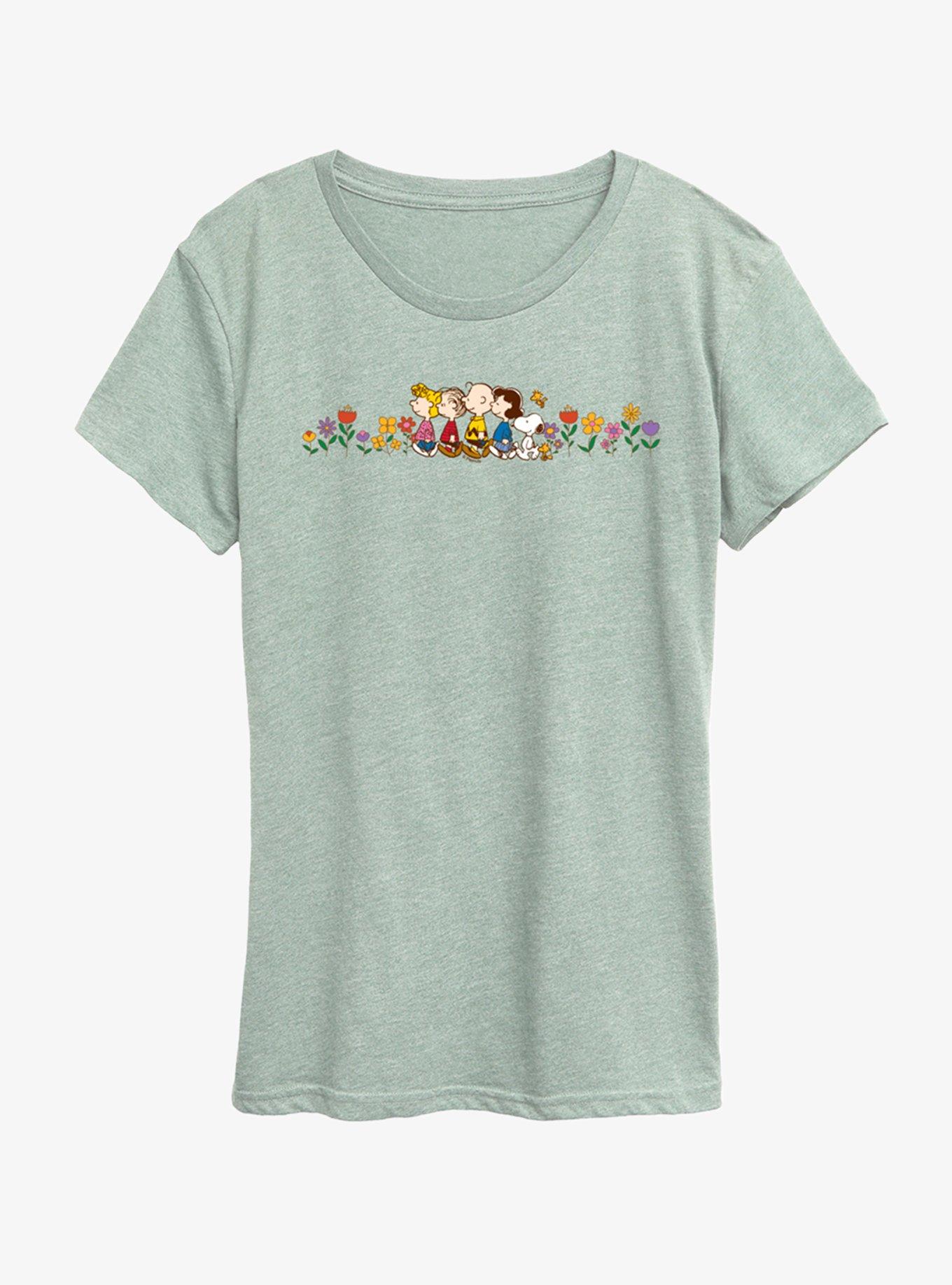 Peanuts Flowers Snoopy and Friends Girls T-Shirt