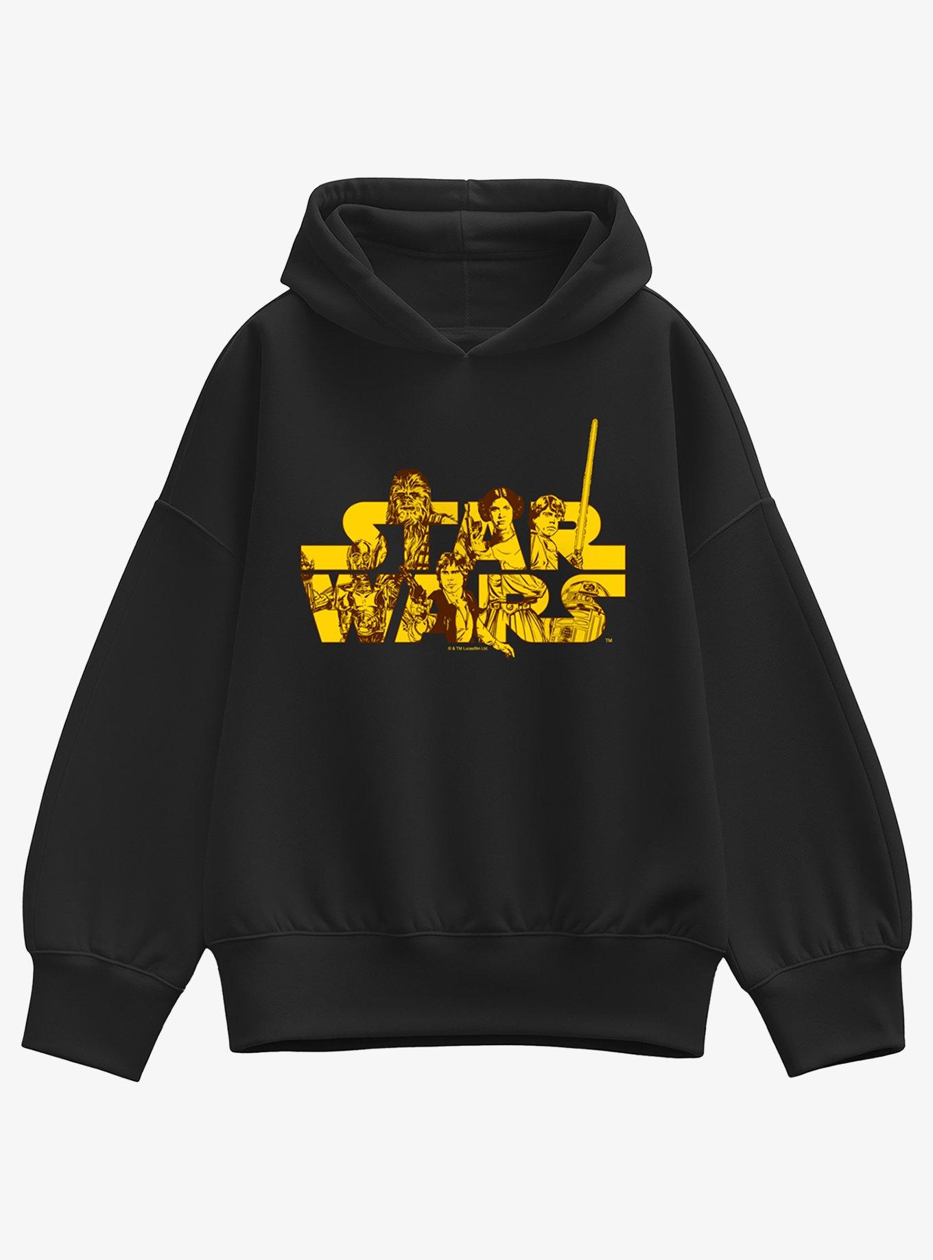 Star Wars Logo Rebels Girls Oversized Hoodie