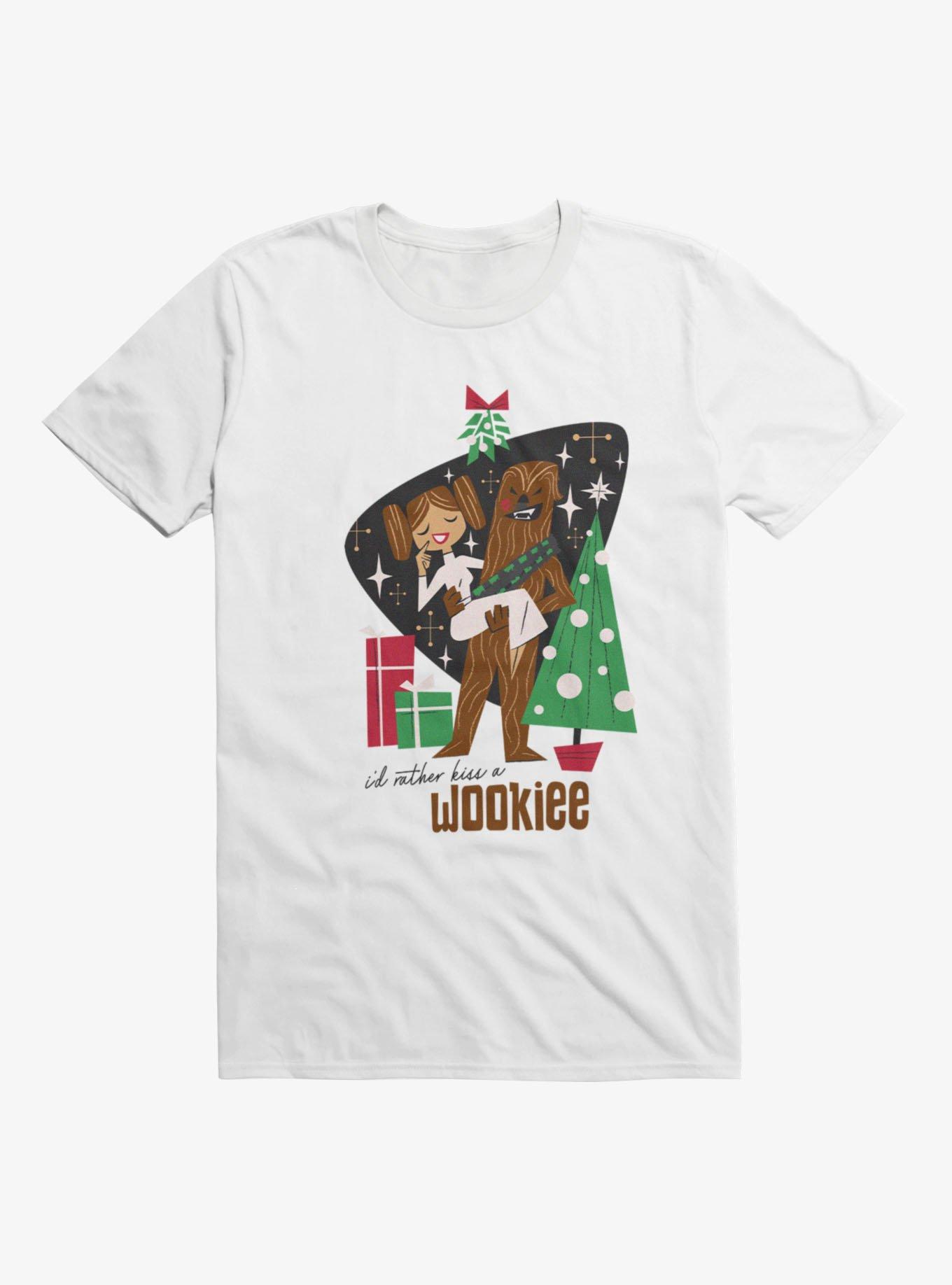 Star Wars A New Hope Chewbacca And Princess Leia Christmas T-Shirt