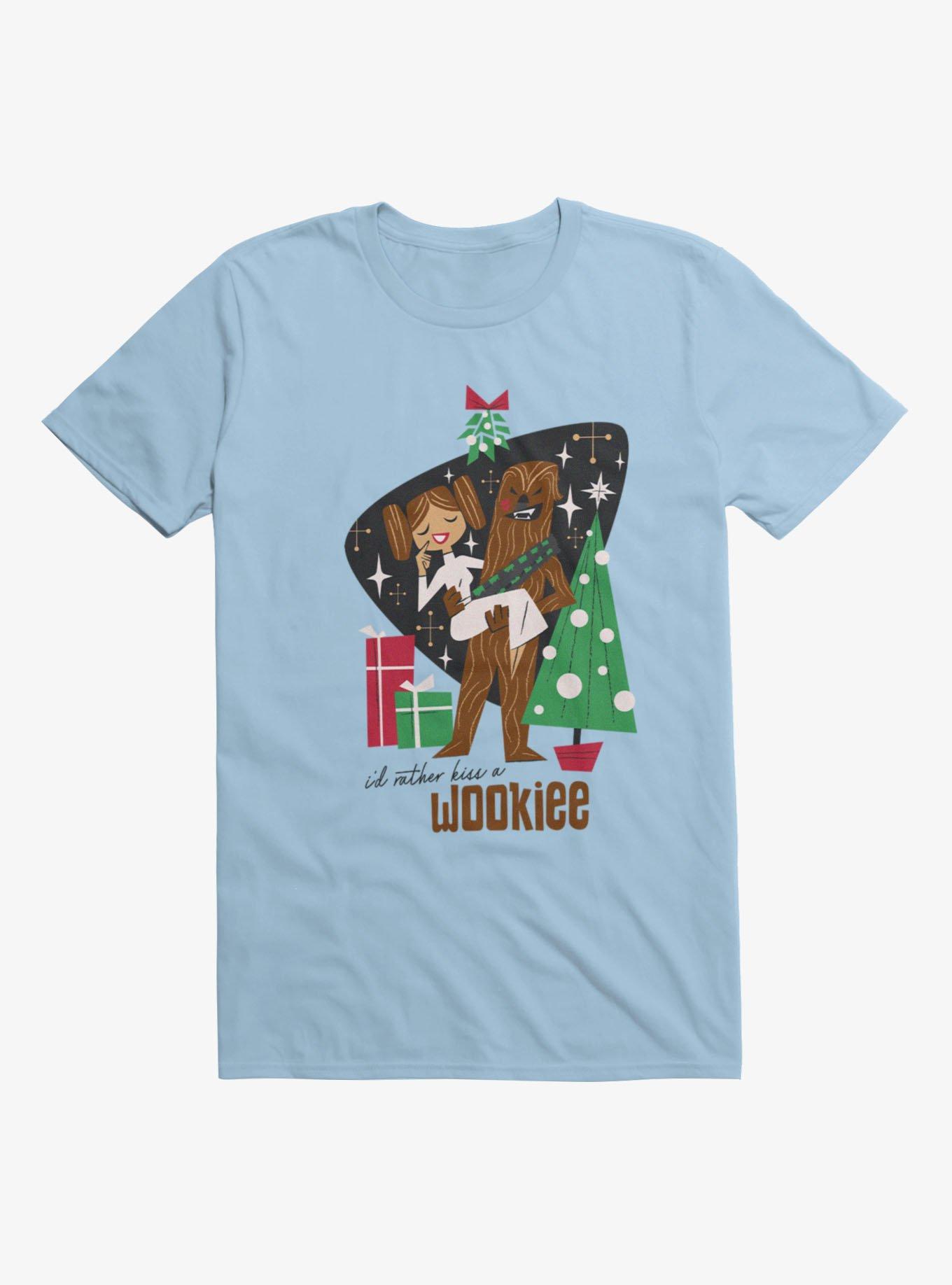 Star Wars A New Hope Chewbacca And Princess Leia Christmas T-Shirt
