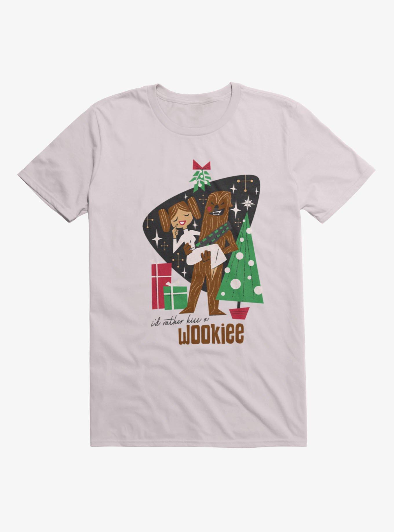 Star Wars A New Hope Chewbacca And Princess Leia Christmas T-Shirt