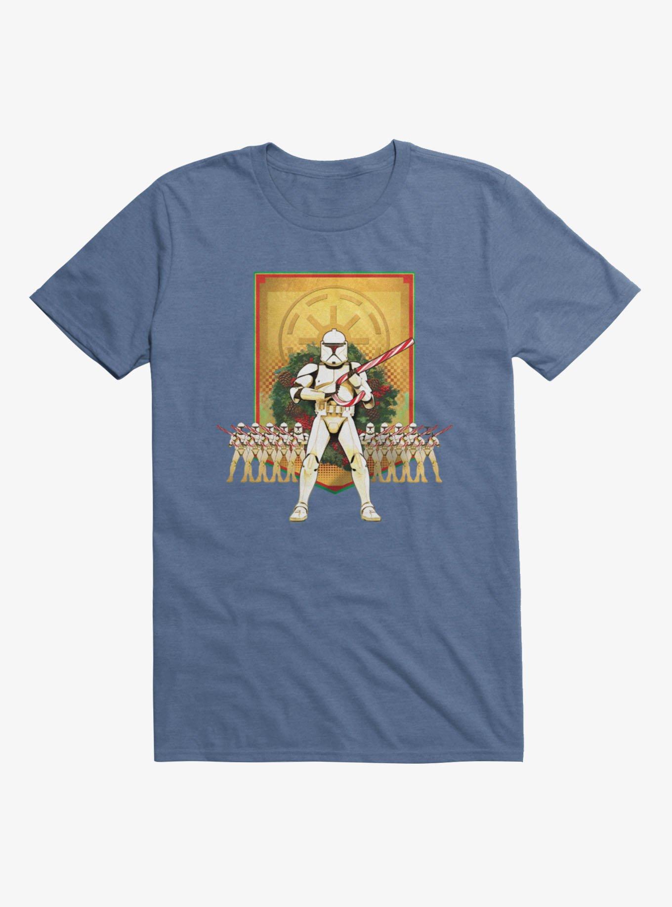 Star Wars Trooper Candy Cane Holiday Guard T-Shirt