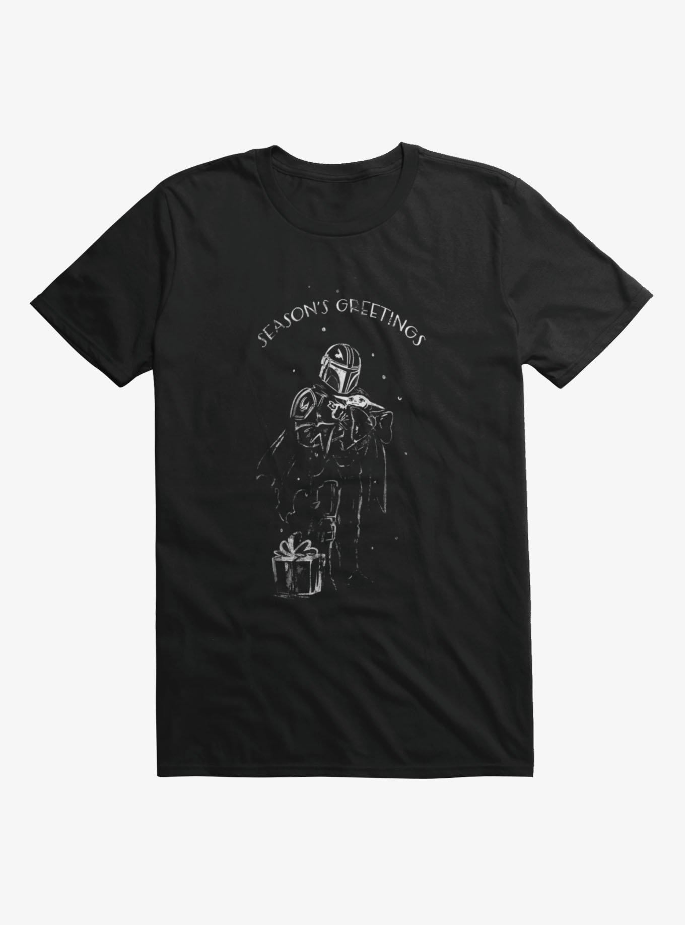 Star Wars Season?s Greetings Din Djarin T-Shirt, , hi-res view 1