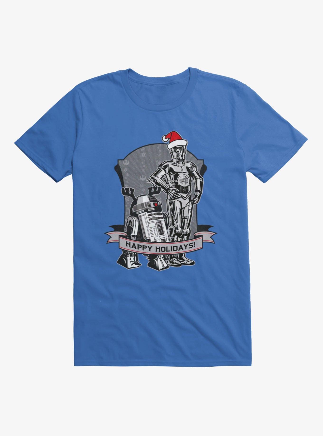 Star Wars Happy Holidays Droid T-Shirt