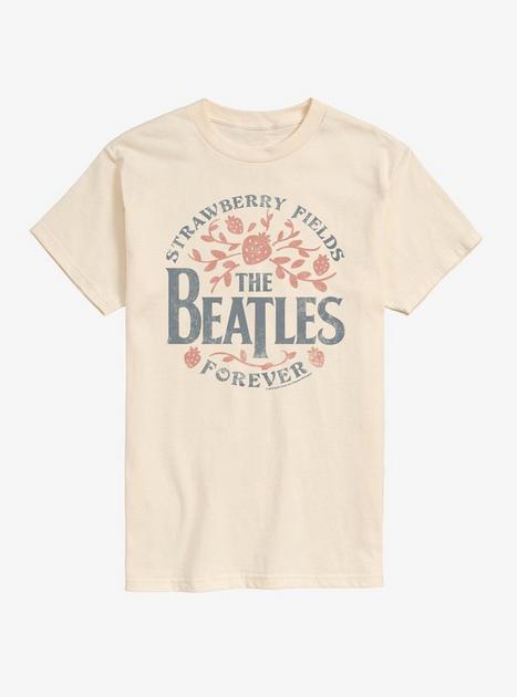 The Beatles Strawberry Fields T-Shirt - BEIGETAN | Hot Topic