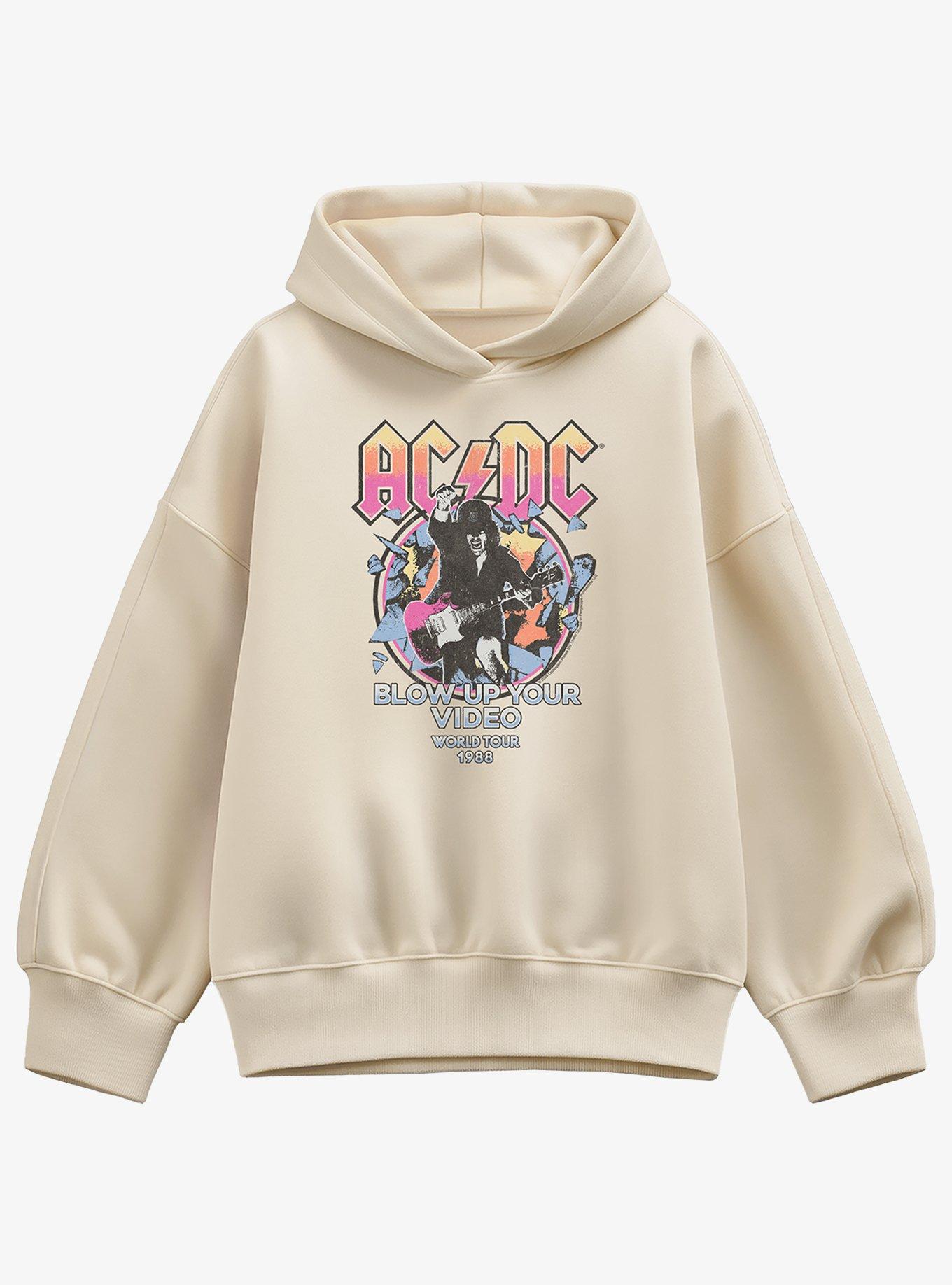 AC/DC Blow Up Girls Oversized Hoodie