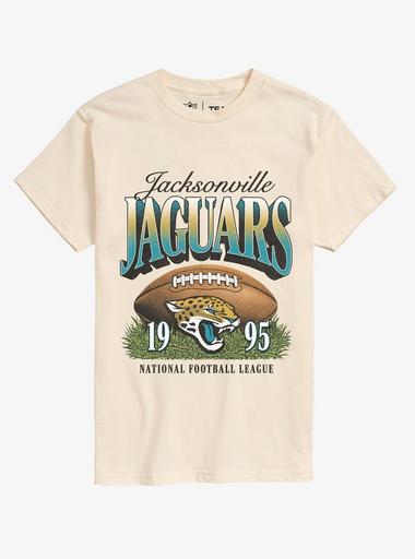 NFL 1995 Jacksonville Jaguars Sunday Snap T-Shirt - BEIGETAN | Hot