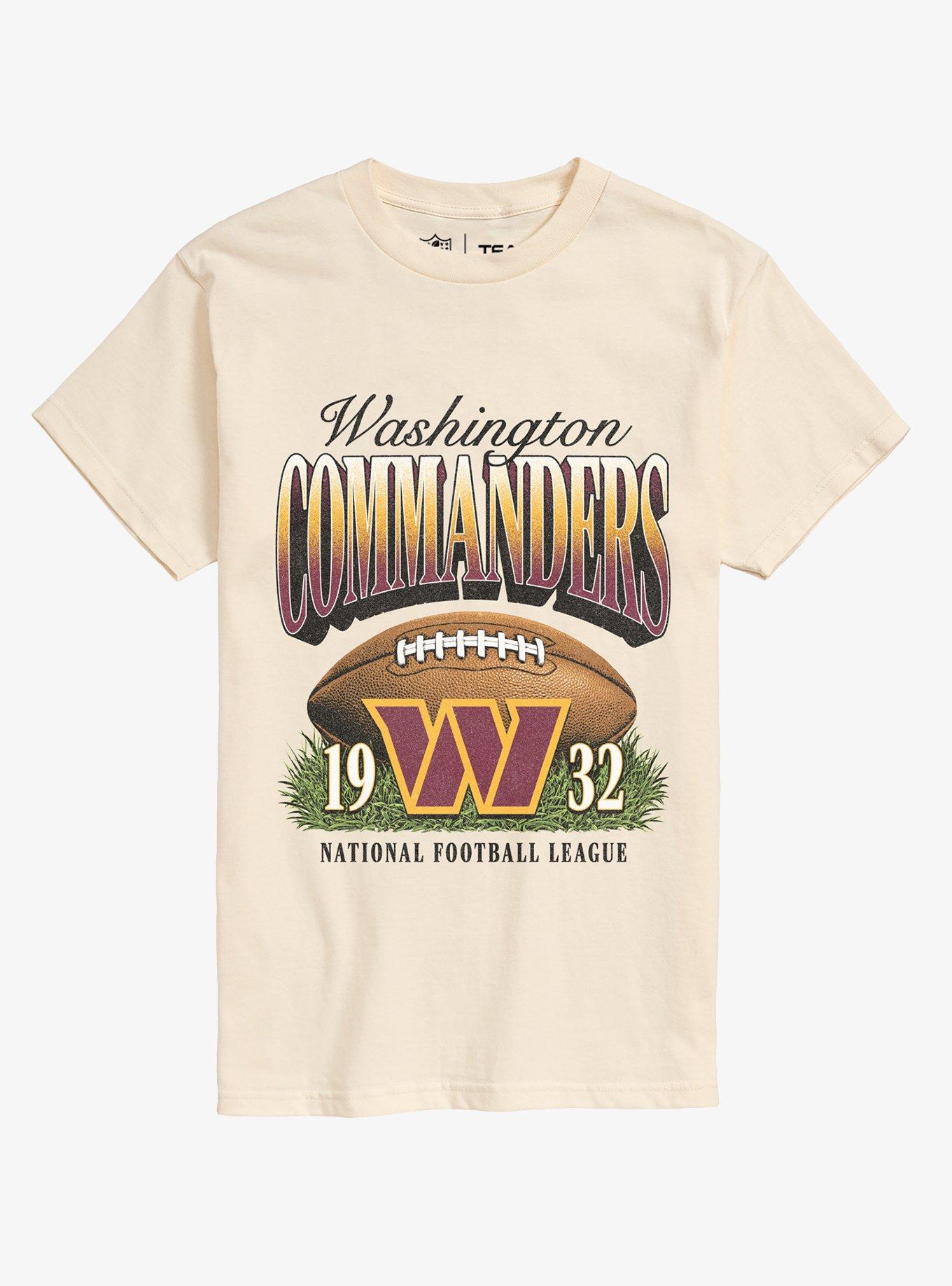 NFL 1932 Washington Commanders Sunday Snap T-Shirt