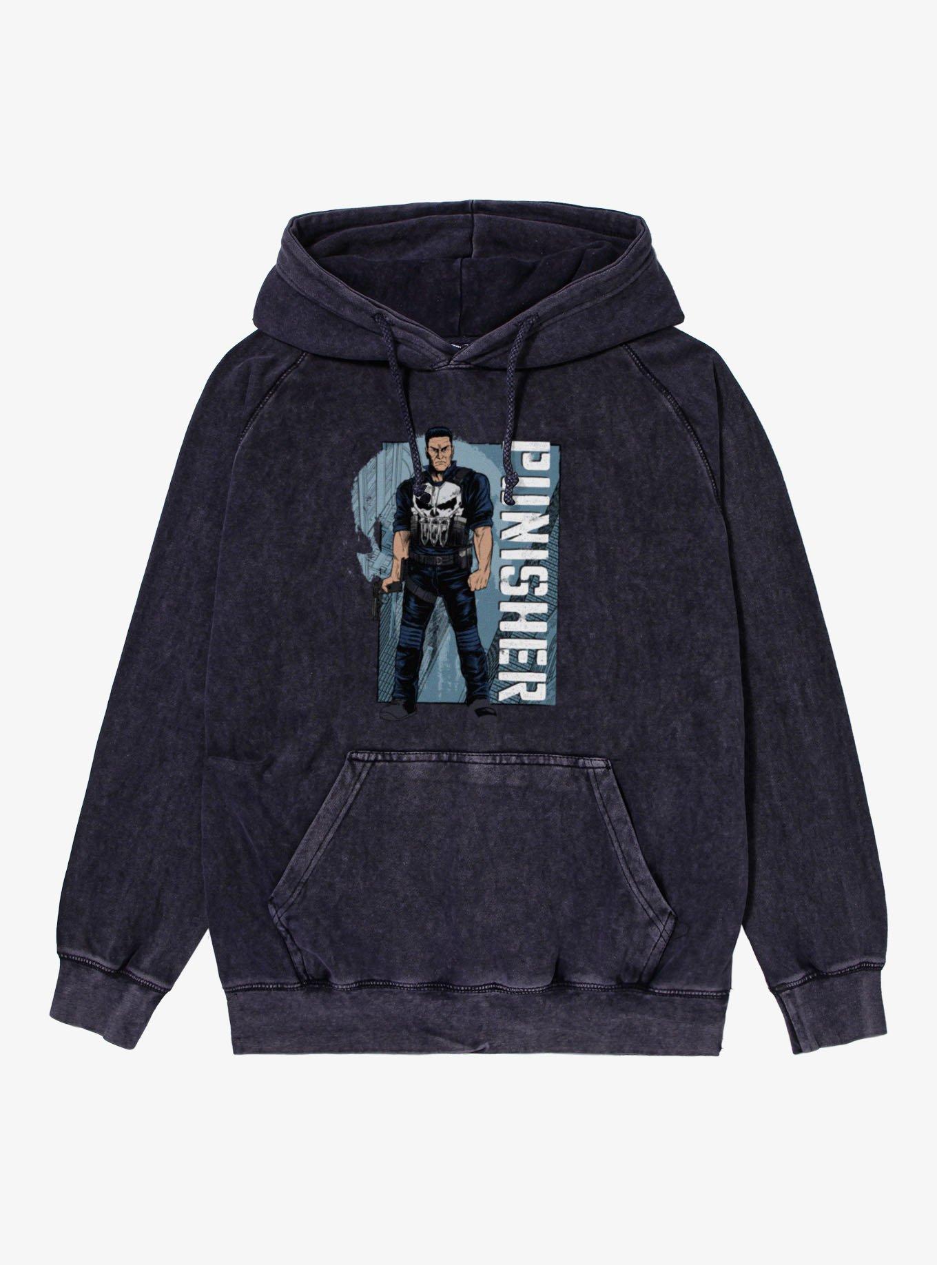 Marvel Spider-Man Brand New Day Punisher Mineral Wash Hoodie