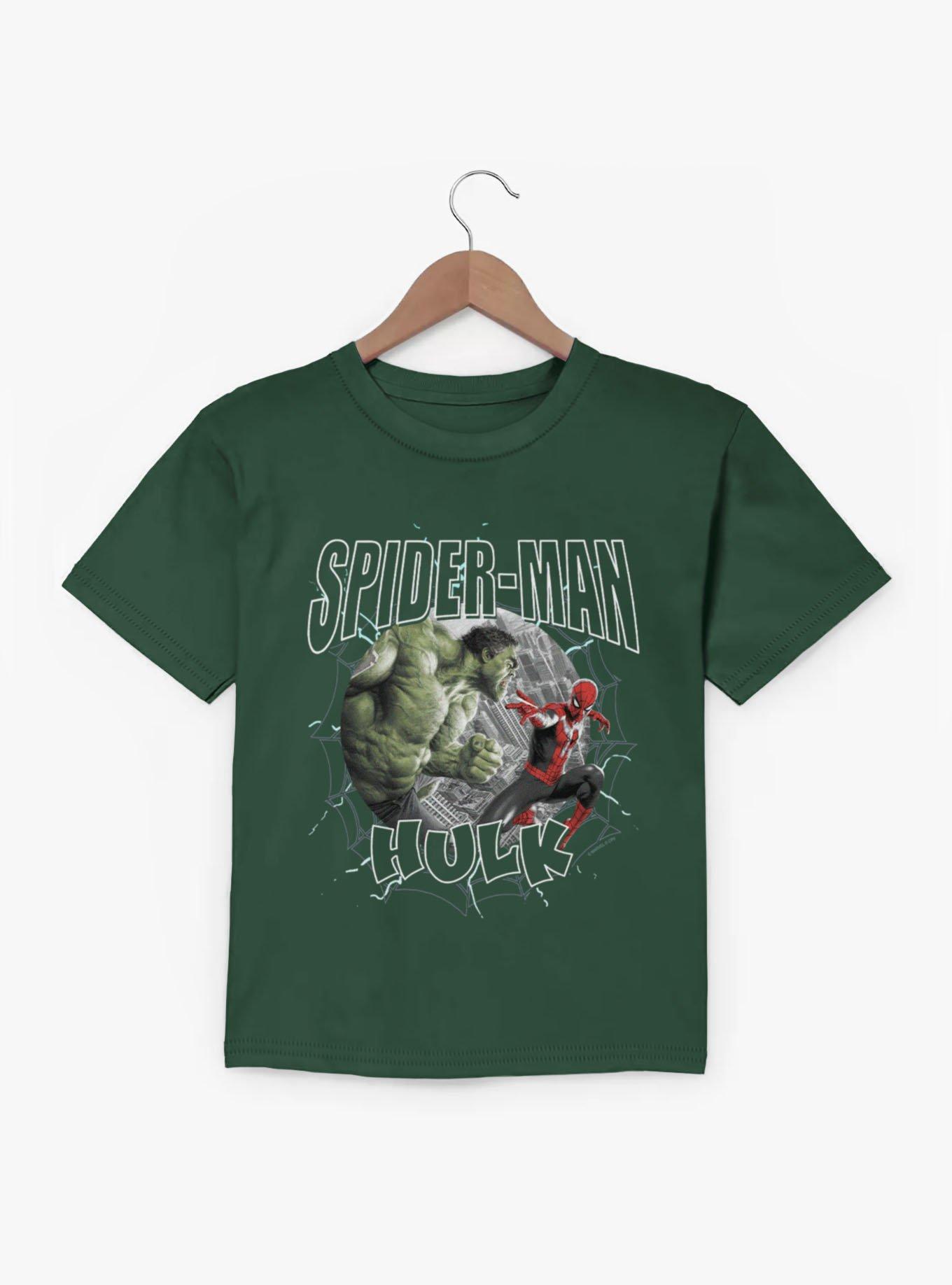 Marvel Spider-Man Brand New Day Hulk Fight Youth T-Shirt