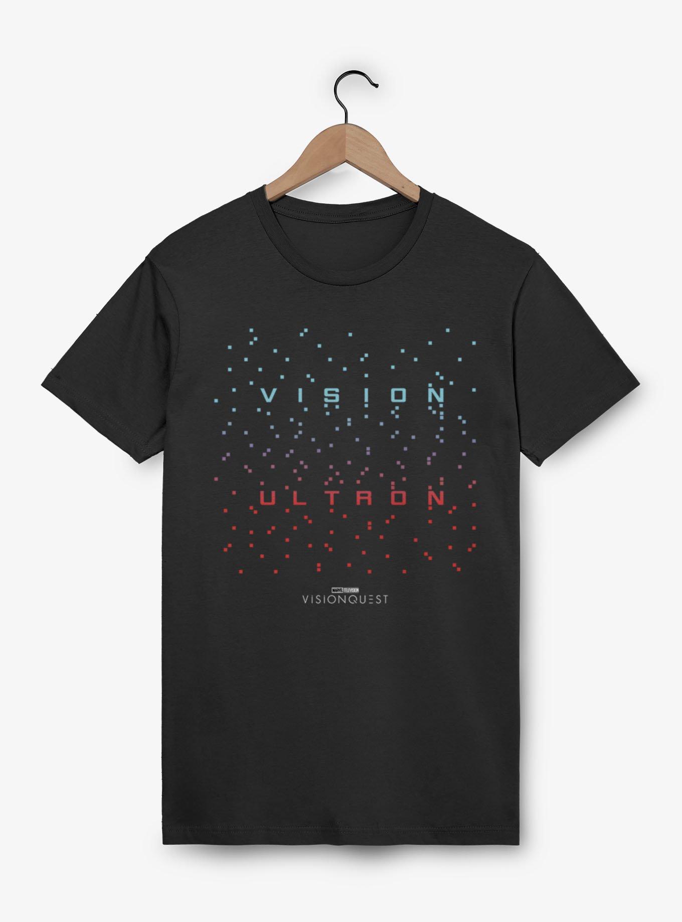 Marvel VisionQuest Ultron To Vision Pixel Data T-Shirt