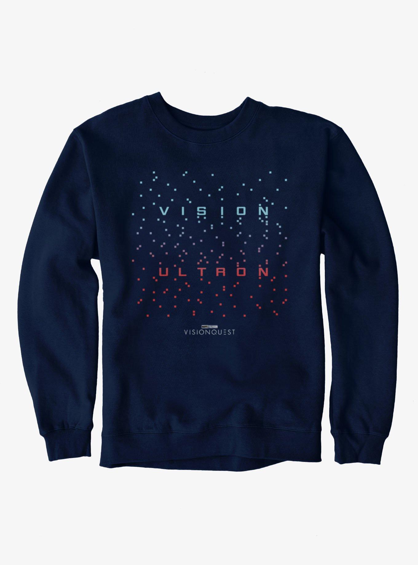 Marvel VisionQuest Ultron To Vision Pixel Data Sweatshirt