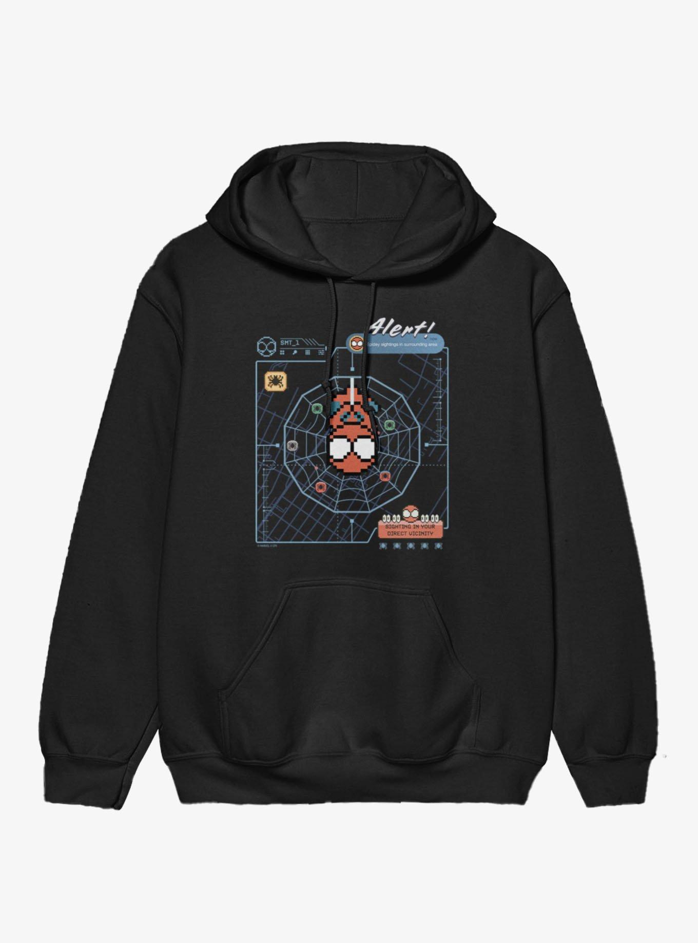 Marvel Spider-Man Brand New Day Alert Spidey Tracker Hoodie