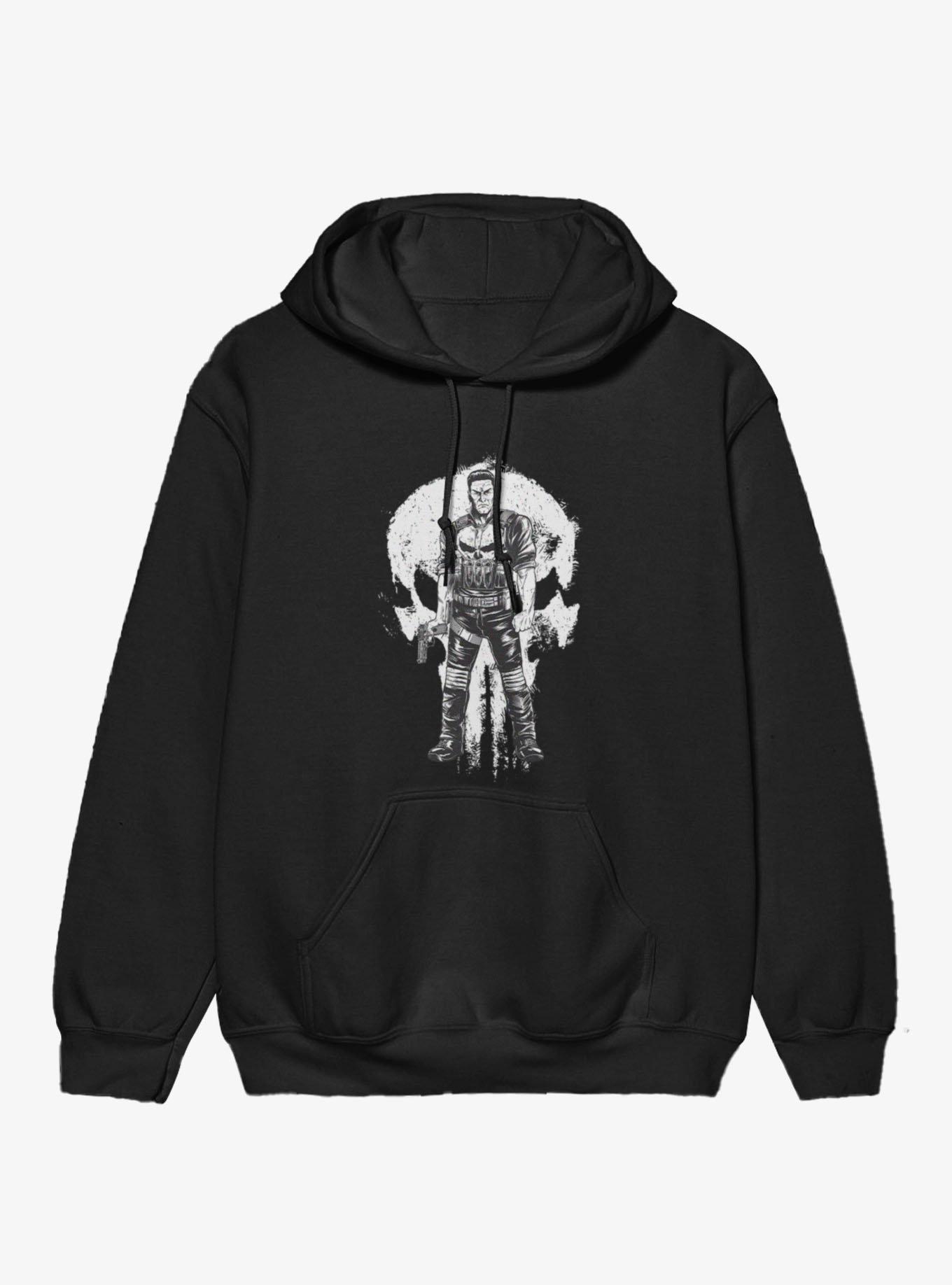 Marvel Spider-Man Brand New Day Punisher On Skull Hoodie