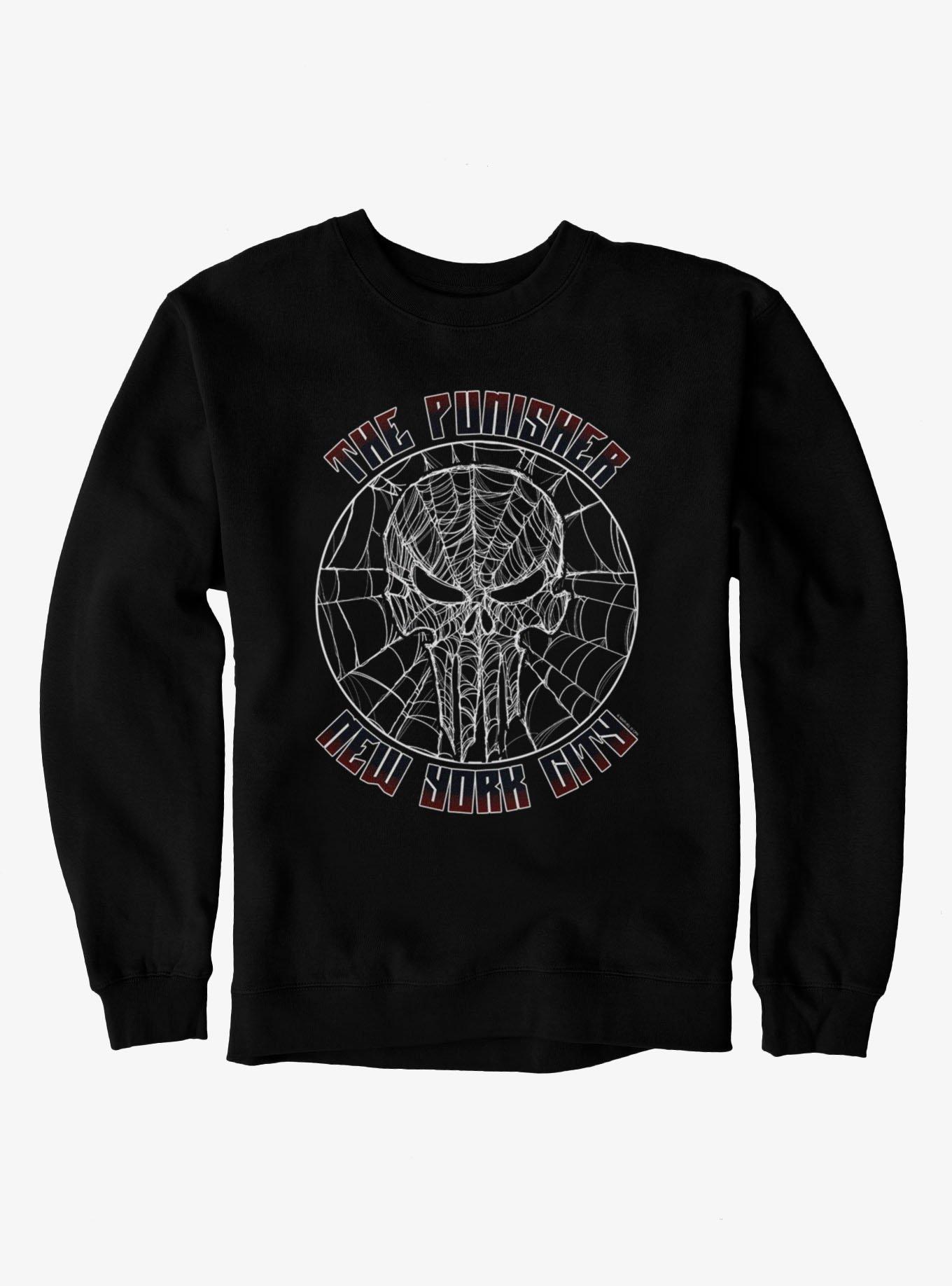 Marvel Spider-Man Brand New Day Punisher Web Icon York City Sweatshirt